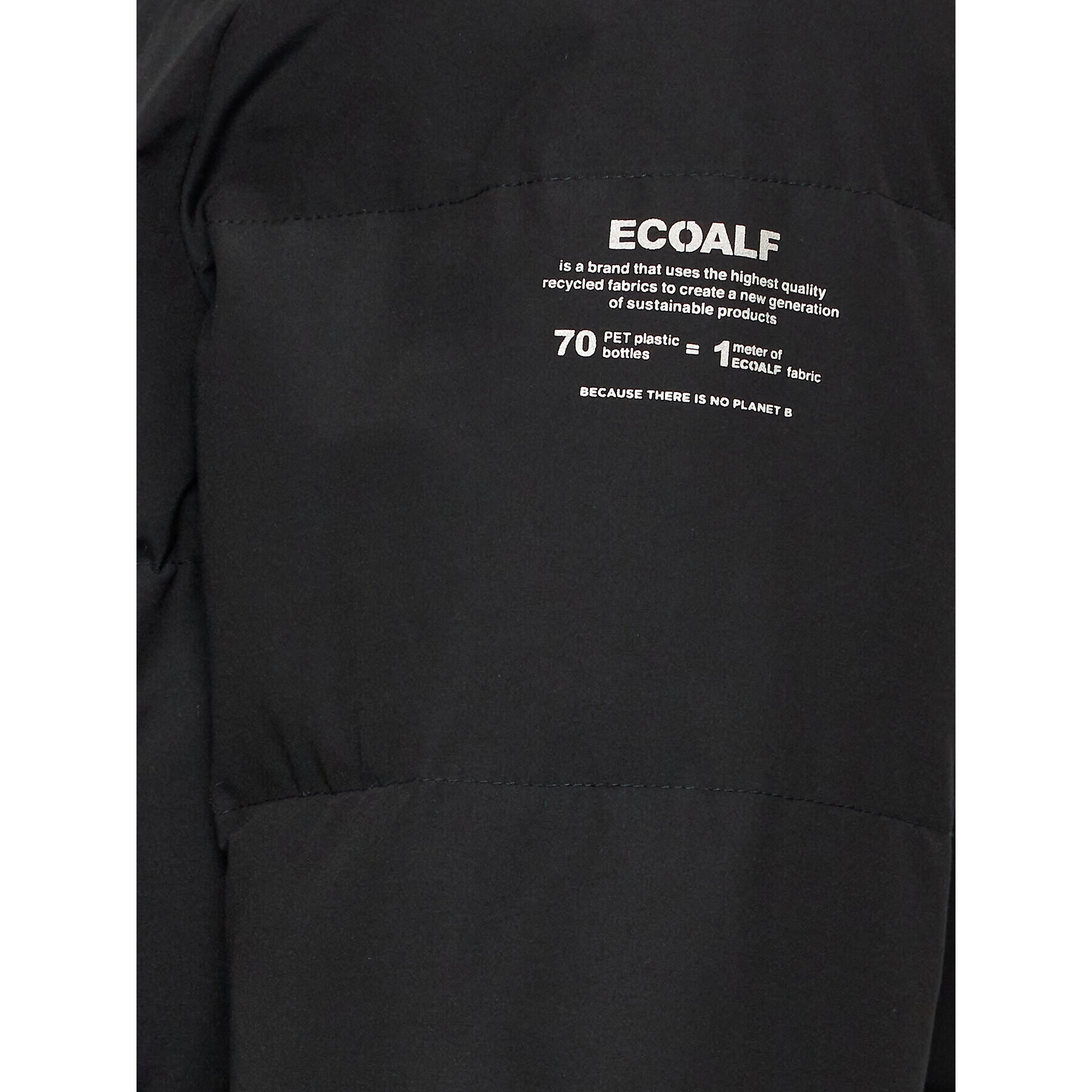 Ecoalf Пухено яке Bazonalf GAJKBAZON1911MW22 Черен Regular Fit - Pepit.bg