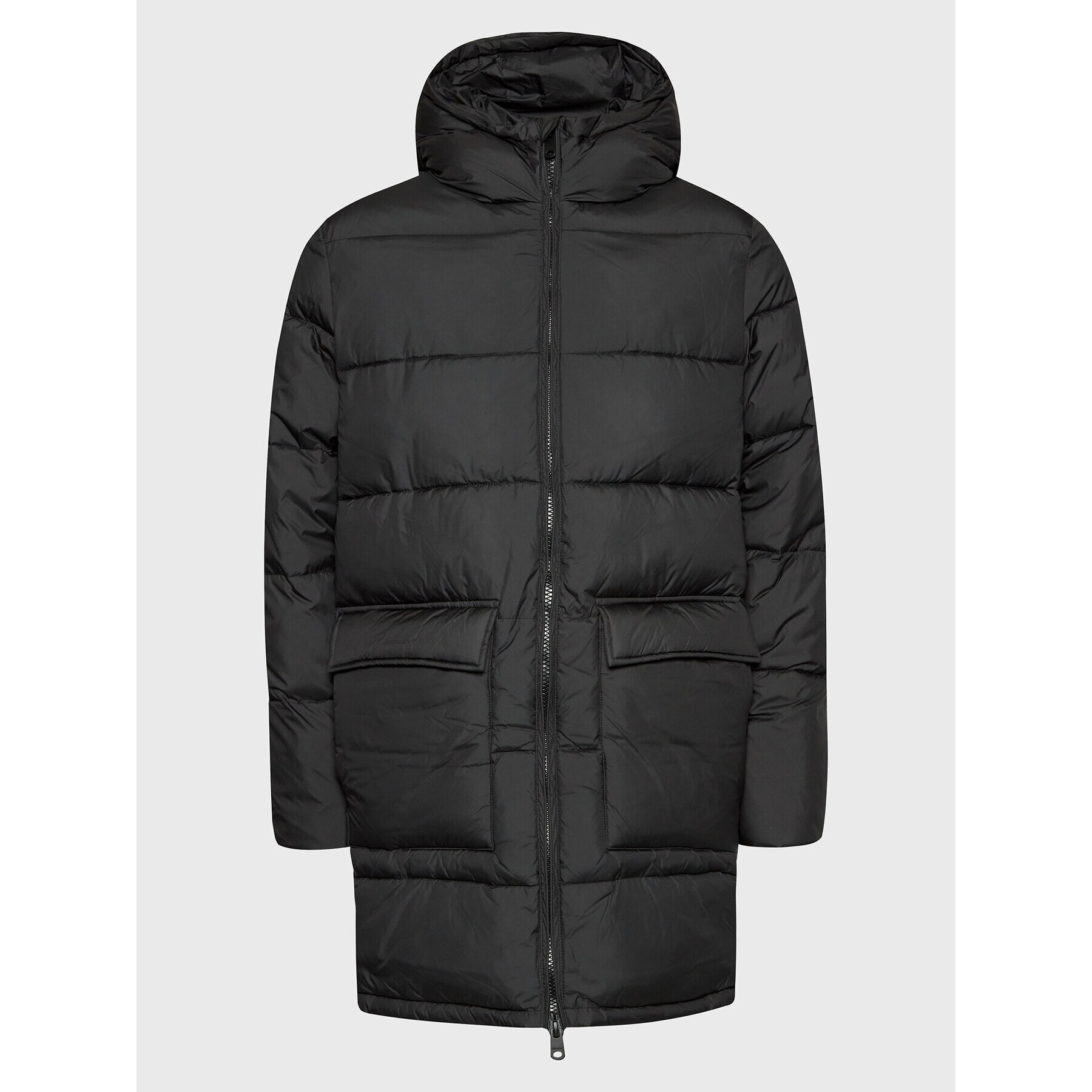 Ecoalf Пухено яке Jap GAJKJAPAL9870MW22 Черен Regular Fit - Pepit.bg