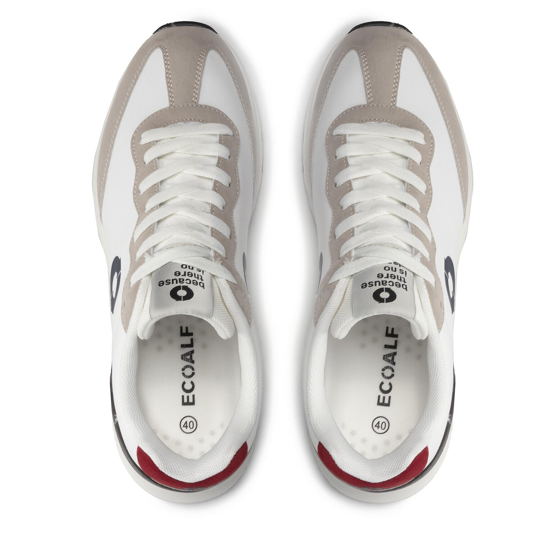 Ecoalf Сникърси Prinalf Sneakers Man SHSNPRINC2560MS22 Бял - Pepit.bg