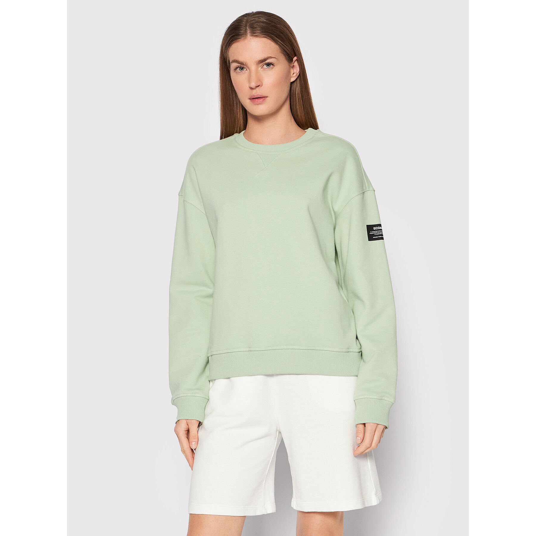 Ecoalf Суитшърт Back B Because GASTBACKB8142WS22 Зелен Regular Fit - Pepit.bg