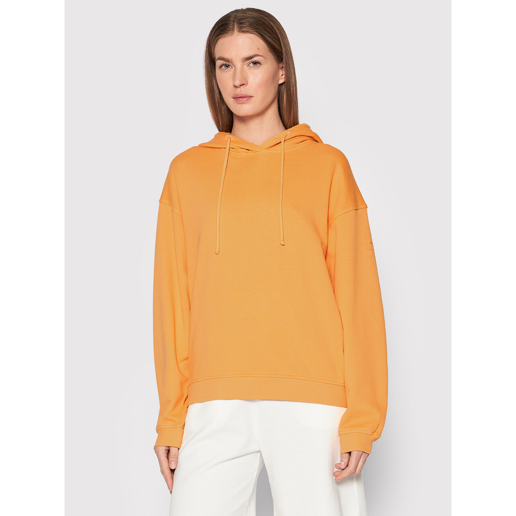 Ecoalf Суитшърт Conscience GASTCONSC5532WS22 Оранжев Relaxed Fit - Pepit.bg