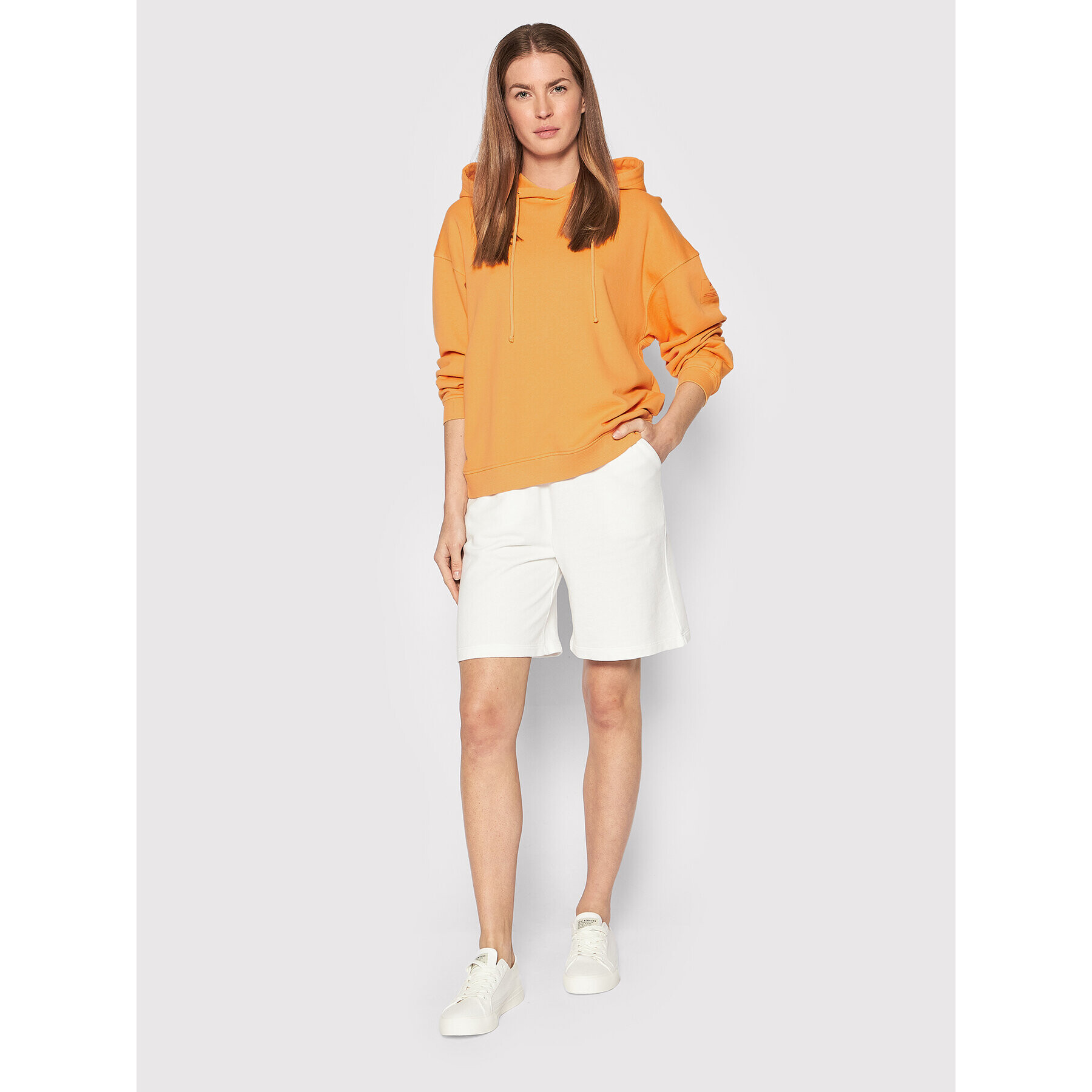 Ecoalf Суитшърт Conscience GASTCONSC5532WS22 Оранжев Relaxed Fit - Pepit.bg