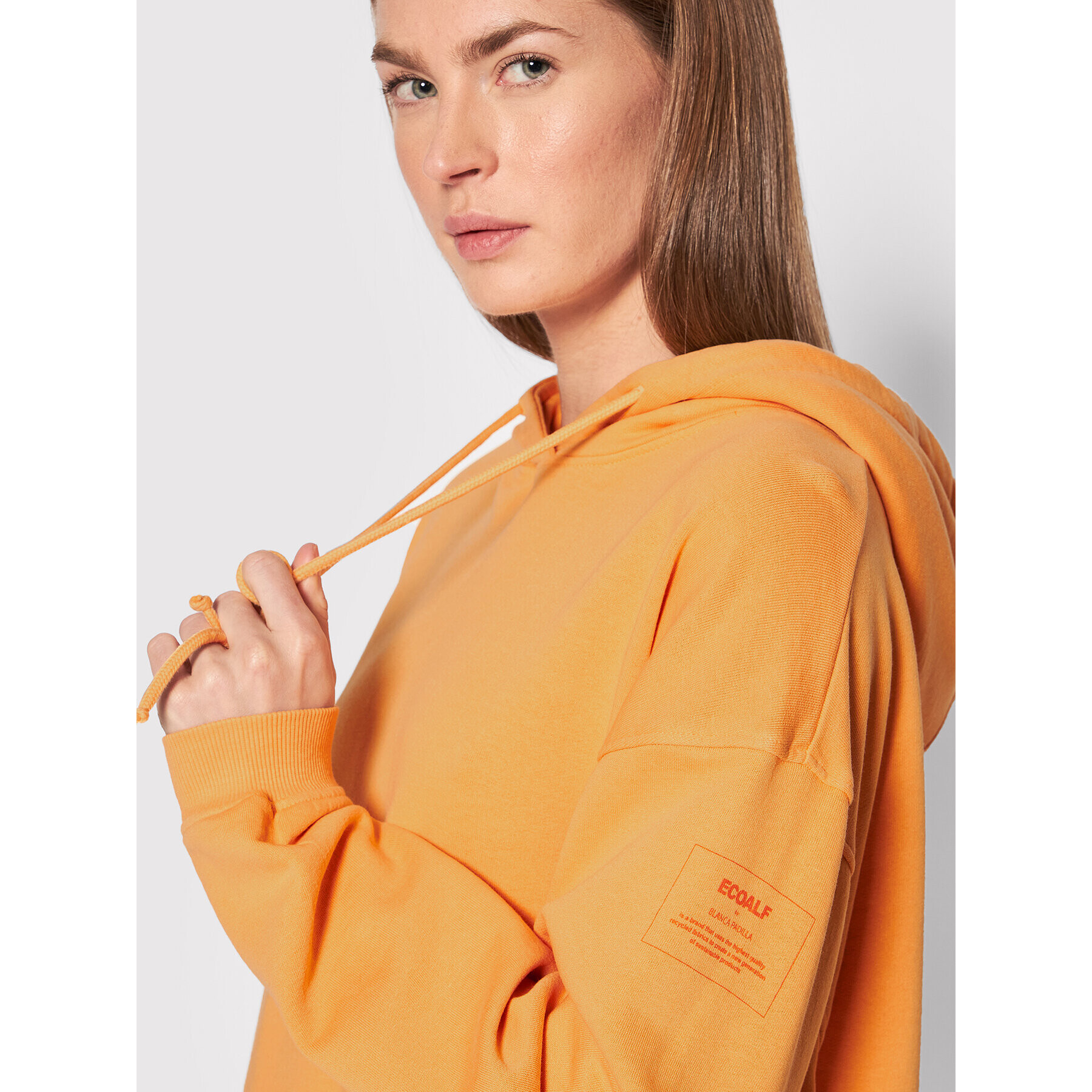 Ecoalf Суитшърт Conscience GASTCONSC5532WS22 Оранжев Relaxed Fit - Pepit.bg