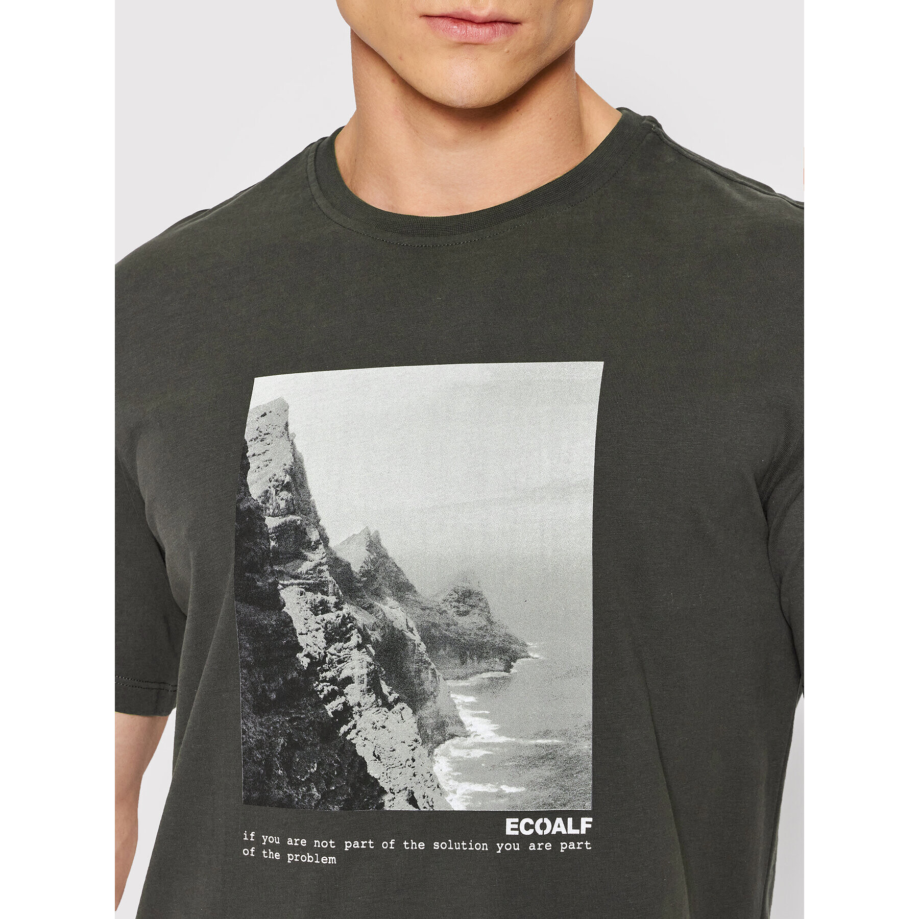 Ecoalf Тишърт Arrecife GATSARREC8031MS22 Сив Regular Fit - Pepit.bg