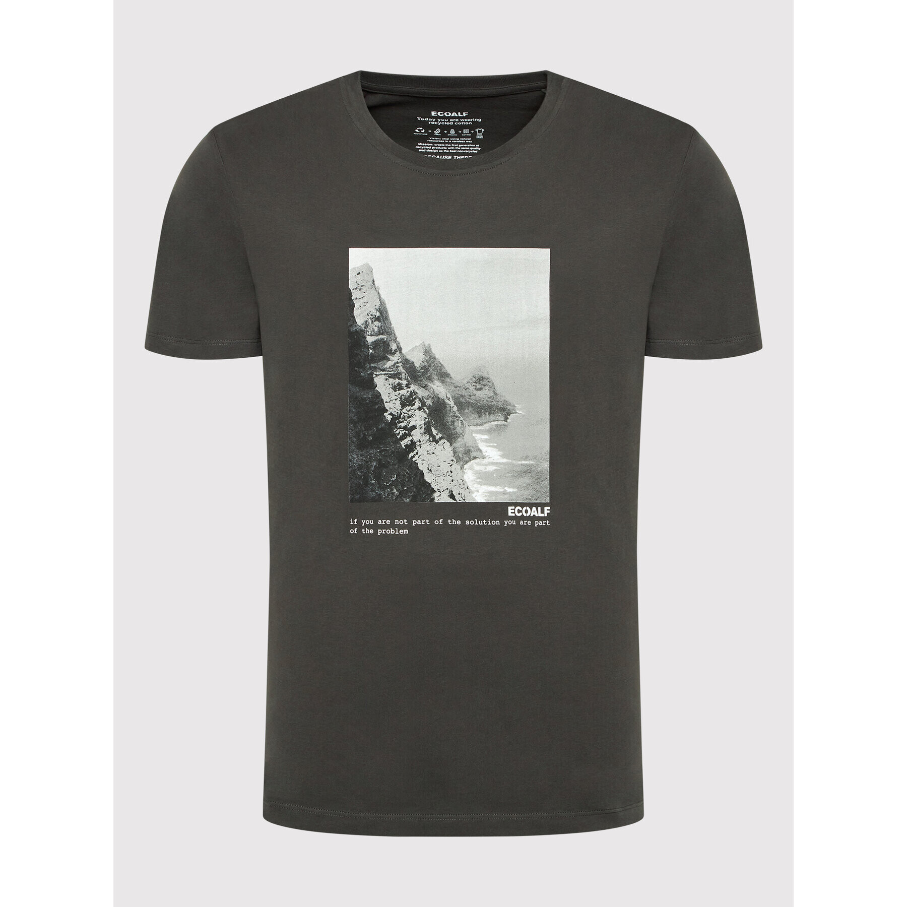 Ecoalf Тишърт Arrecife GATSARREC8031MS22 Сив Regular Fit - Pepit.bg