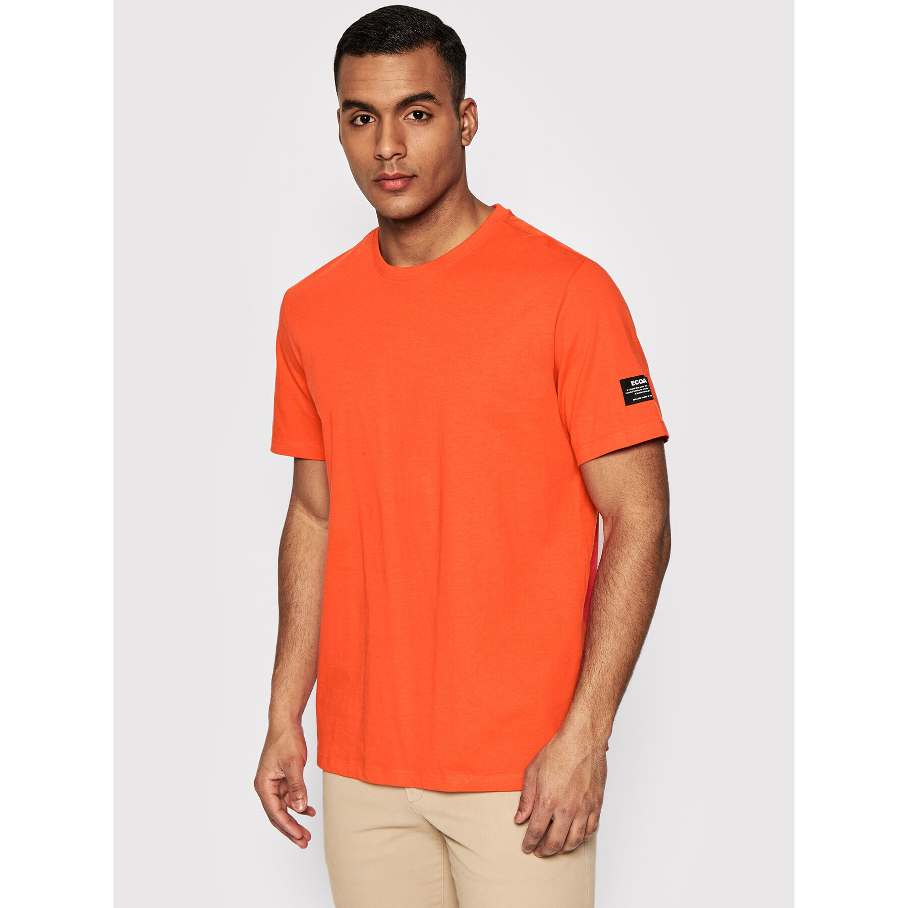 Ecoalf Тишърт Vent GATSVENTA8034MS22 Оранжев Regular Fit - Pepit.bg