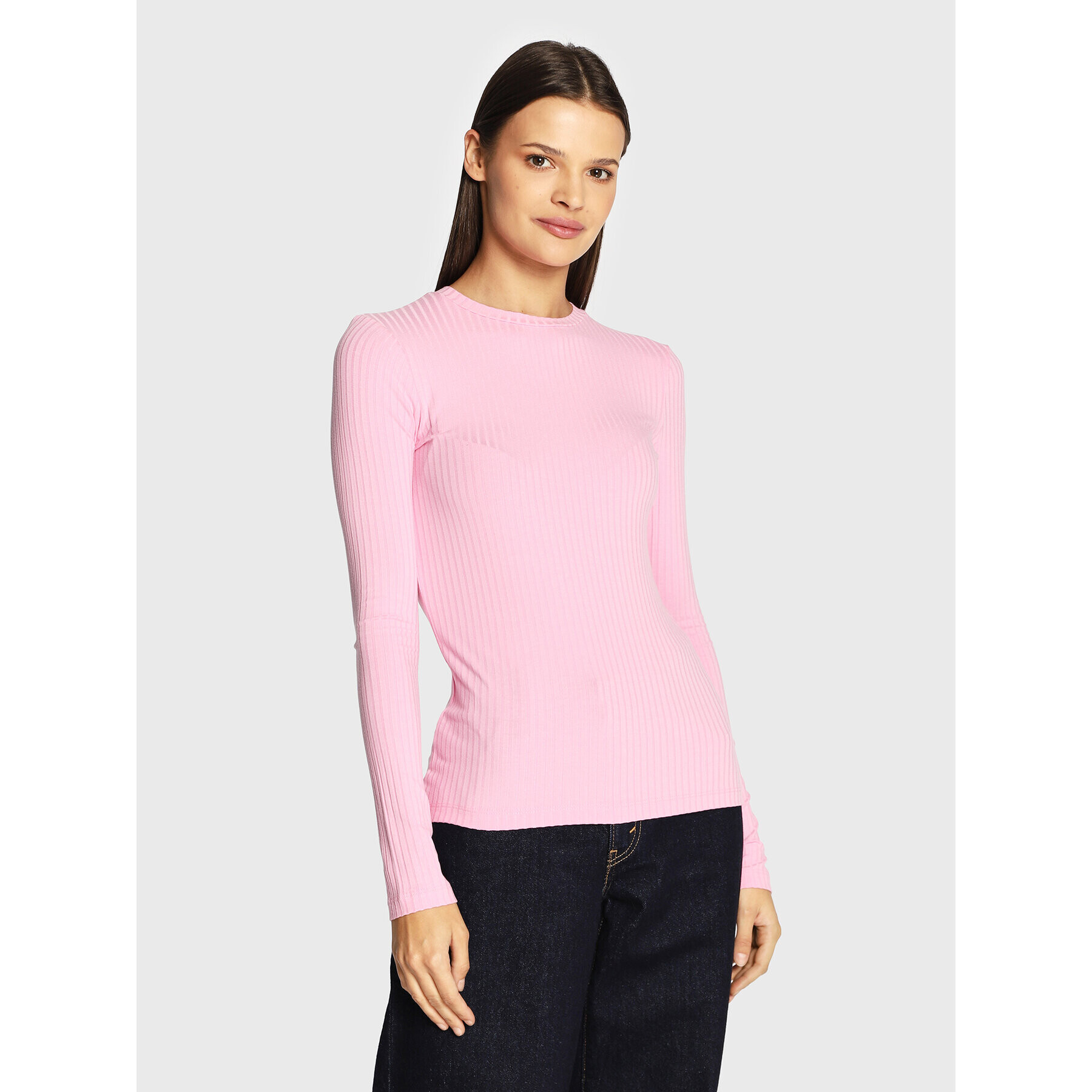 Edited Блуза Ginger EDT1517030000003 Розов Slim Fit - Pepit.bg