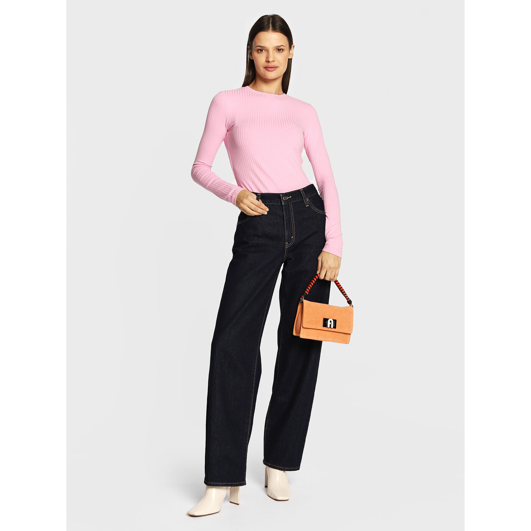 Edited Блуза Ginger EDT1517030000003 Розов Slim Fit - Pepit.bg