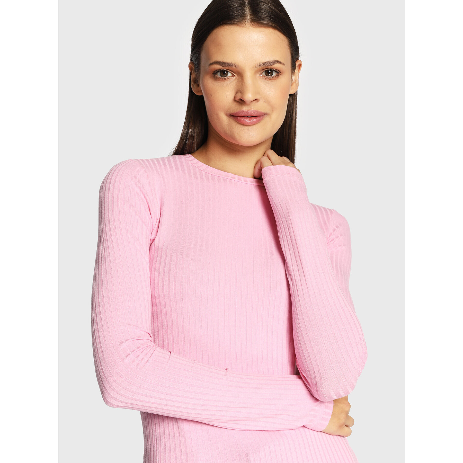 Edited Блуза Ginger EDT1517030000003 Розов Slim Fit - Pepit.bg