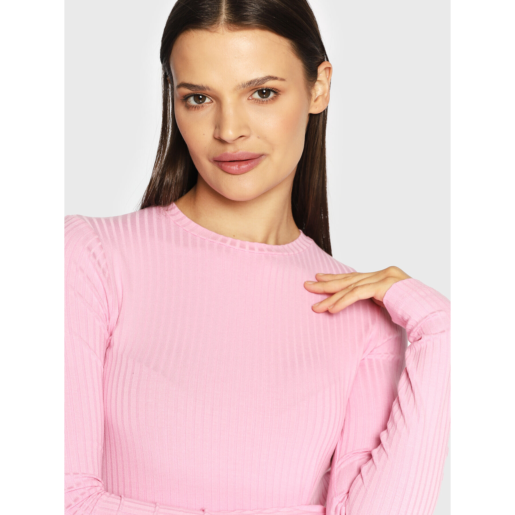 Edited Блуза Ginger EDT1517030000003 Розов Slim Fit - Pepit.bg