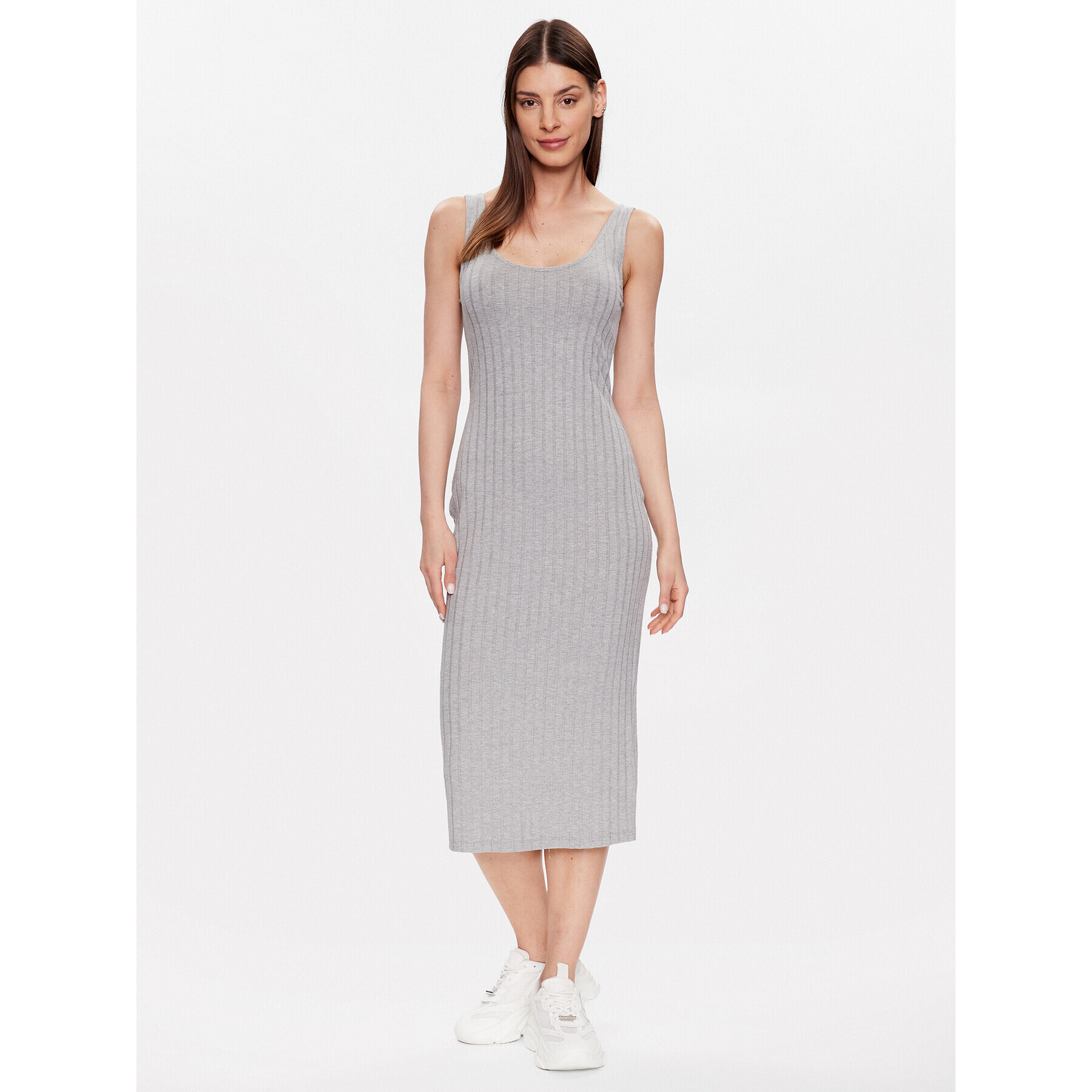 Edited Ежедневна рокля EDT1823009 Сив Fitted Fit - Pepit.bg