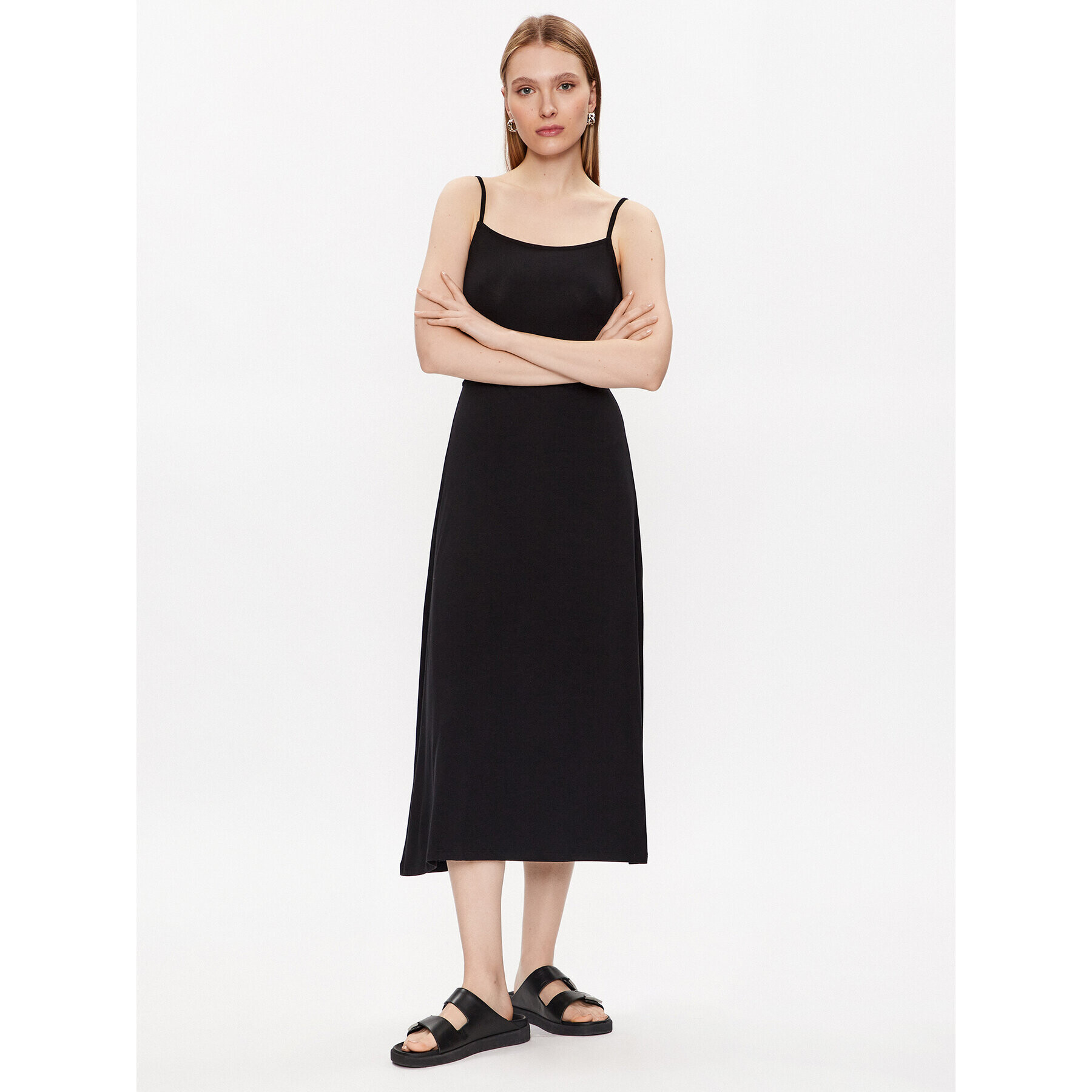 Edited Ежедневна рокля EDT6909001 Черен A-Line Fit - Pepit.bg
