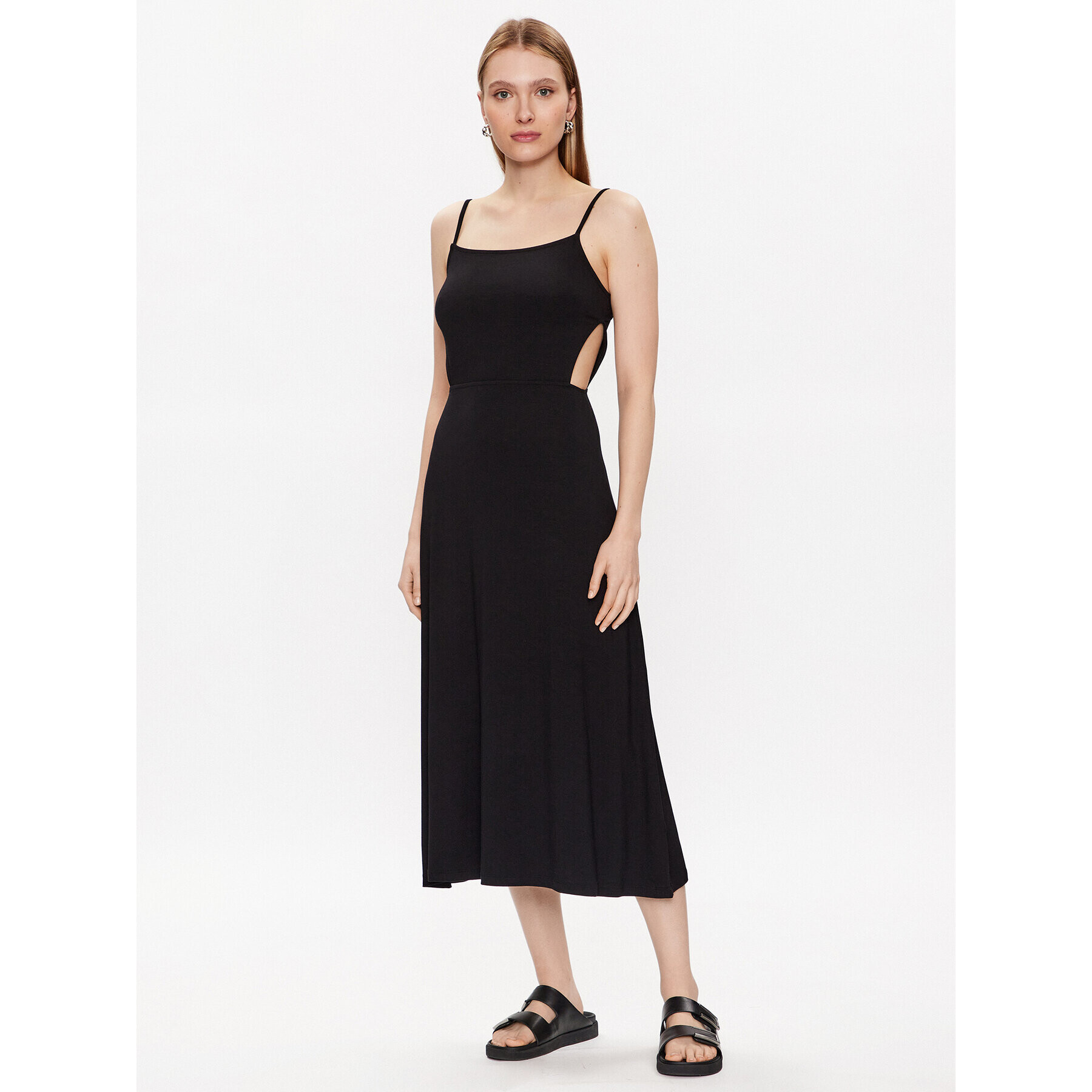 Edited Ежедневна рокля EDT6909001 Черен A-Line Fit - Pepit.bg