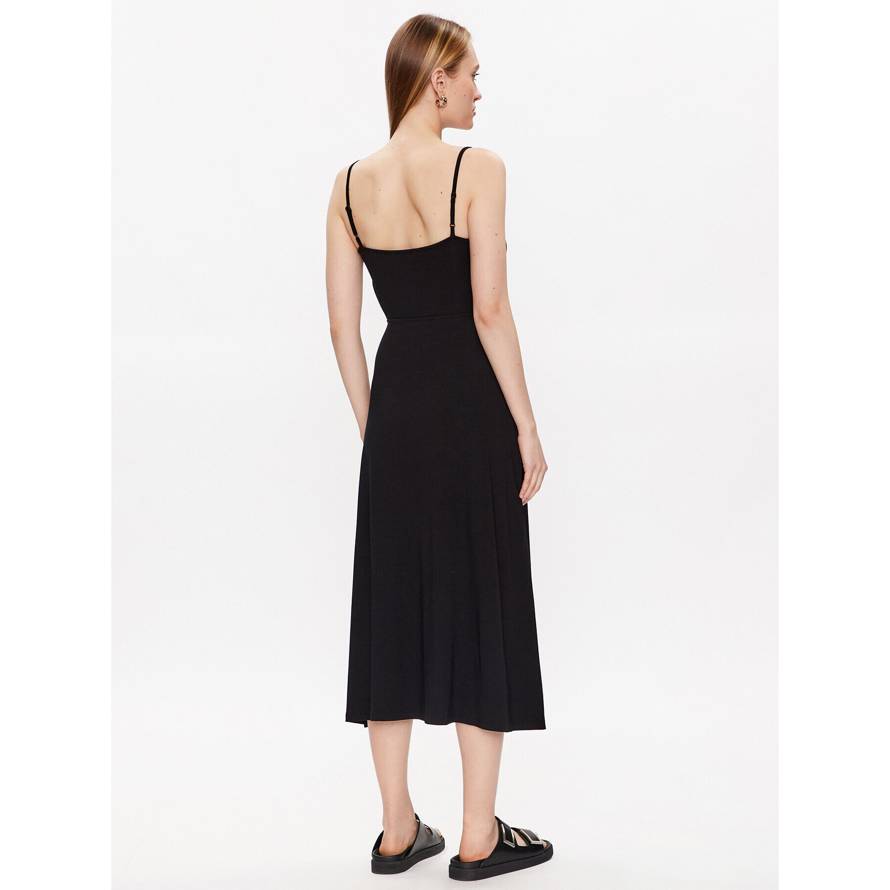 Edited Ежедневна рокля EDT6909001 Черен A-Line Fit - Pepit.bg