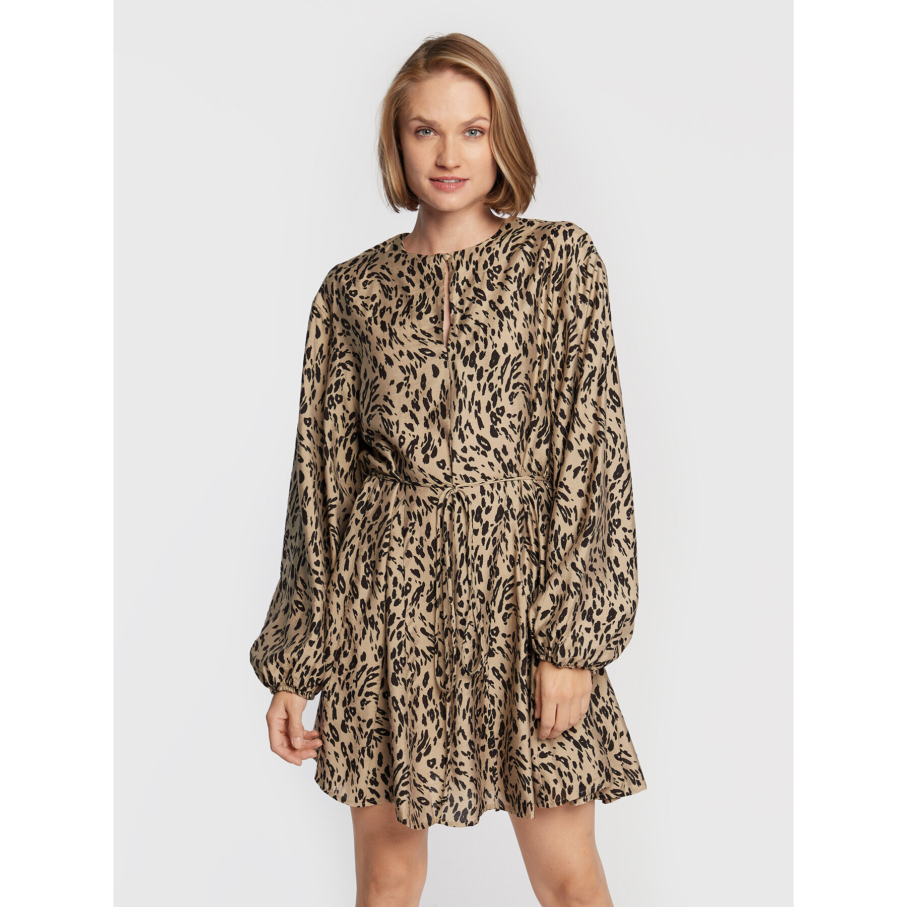 Edited Ежедневна рокля Jeanette EDT5973002000002 Бежов Regular Fit - Pepit.bg