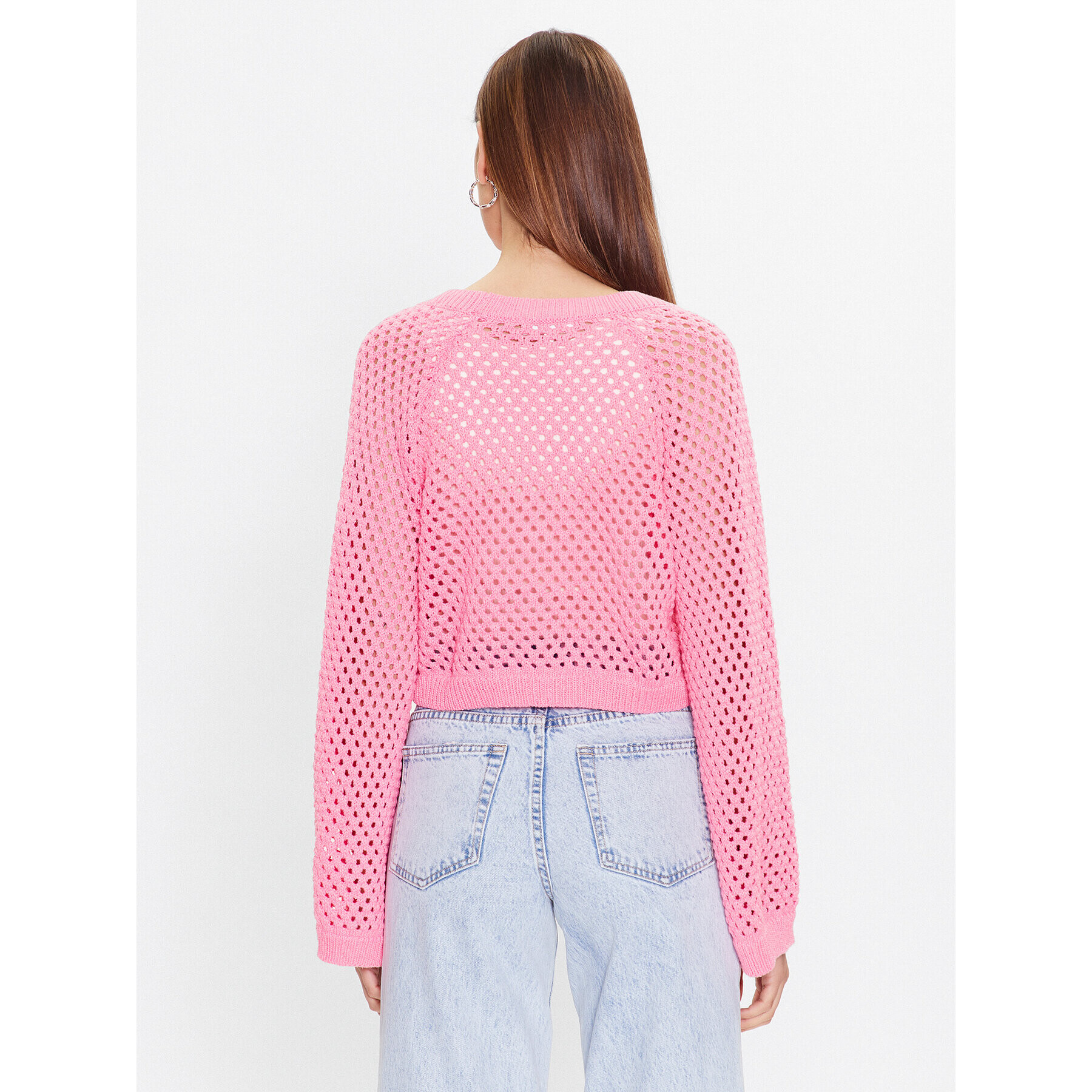 Edited Кардиган EDT6863002 Розов Boxy Fit - Pepit.bg