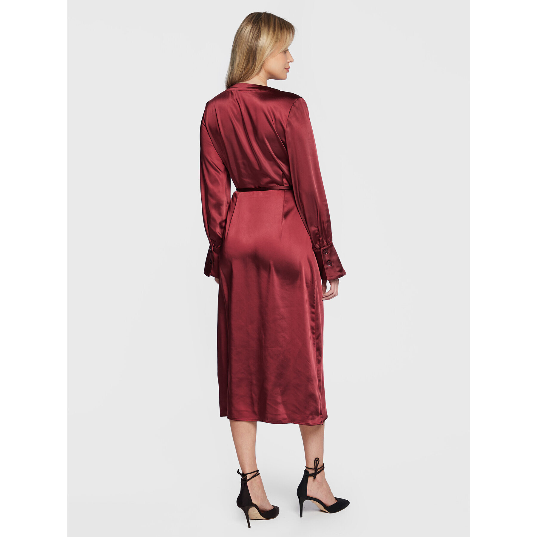Edited Коктейлна рокля Etienne EDT6561001000002 Бордо Regular Fit - Pepit.bg