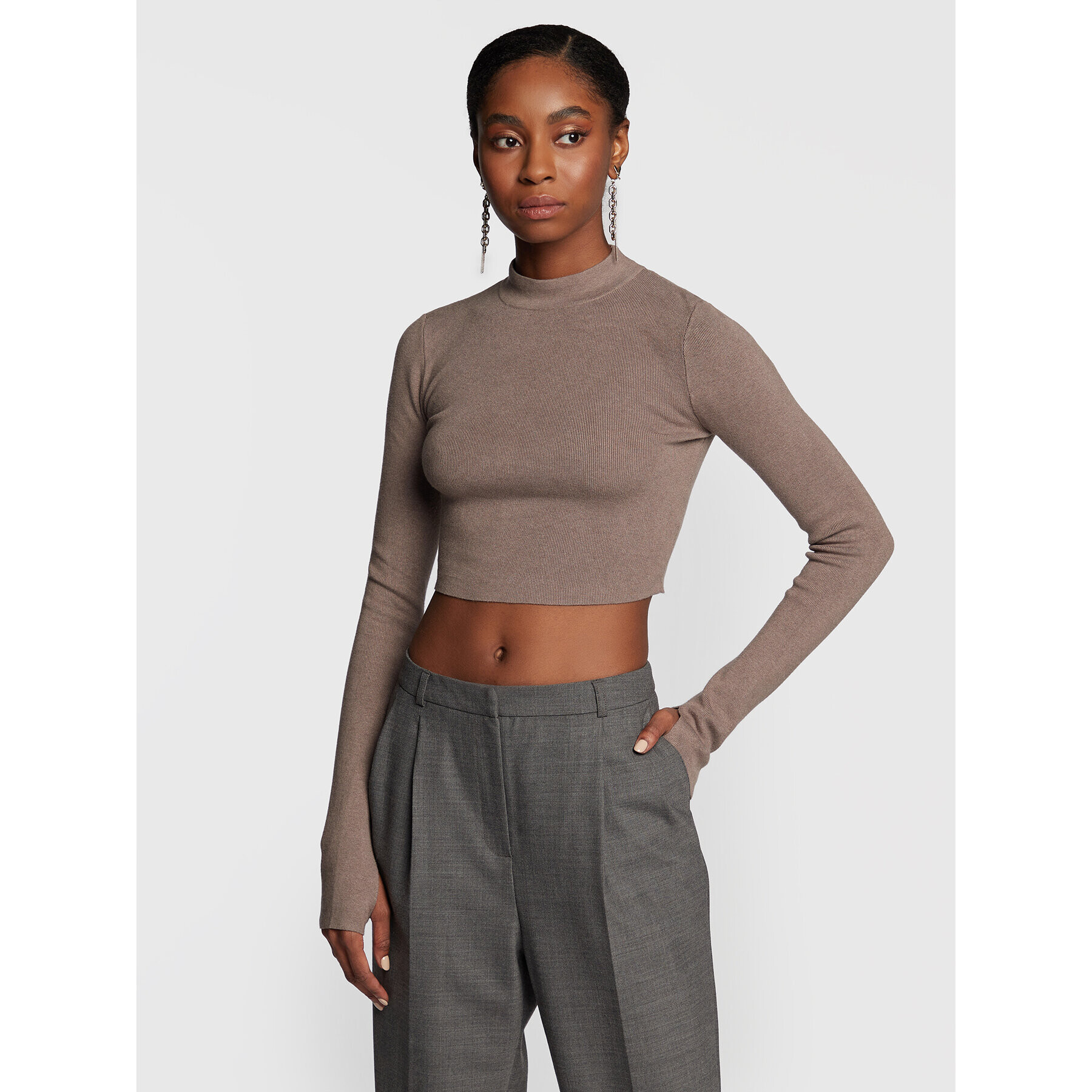 Edited Поло Tya EDT6007002000002 Сив Regular Fit - Pepit.bg