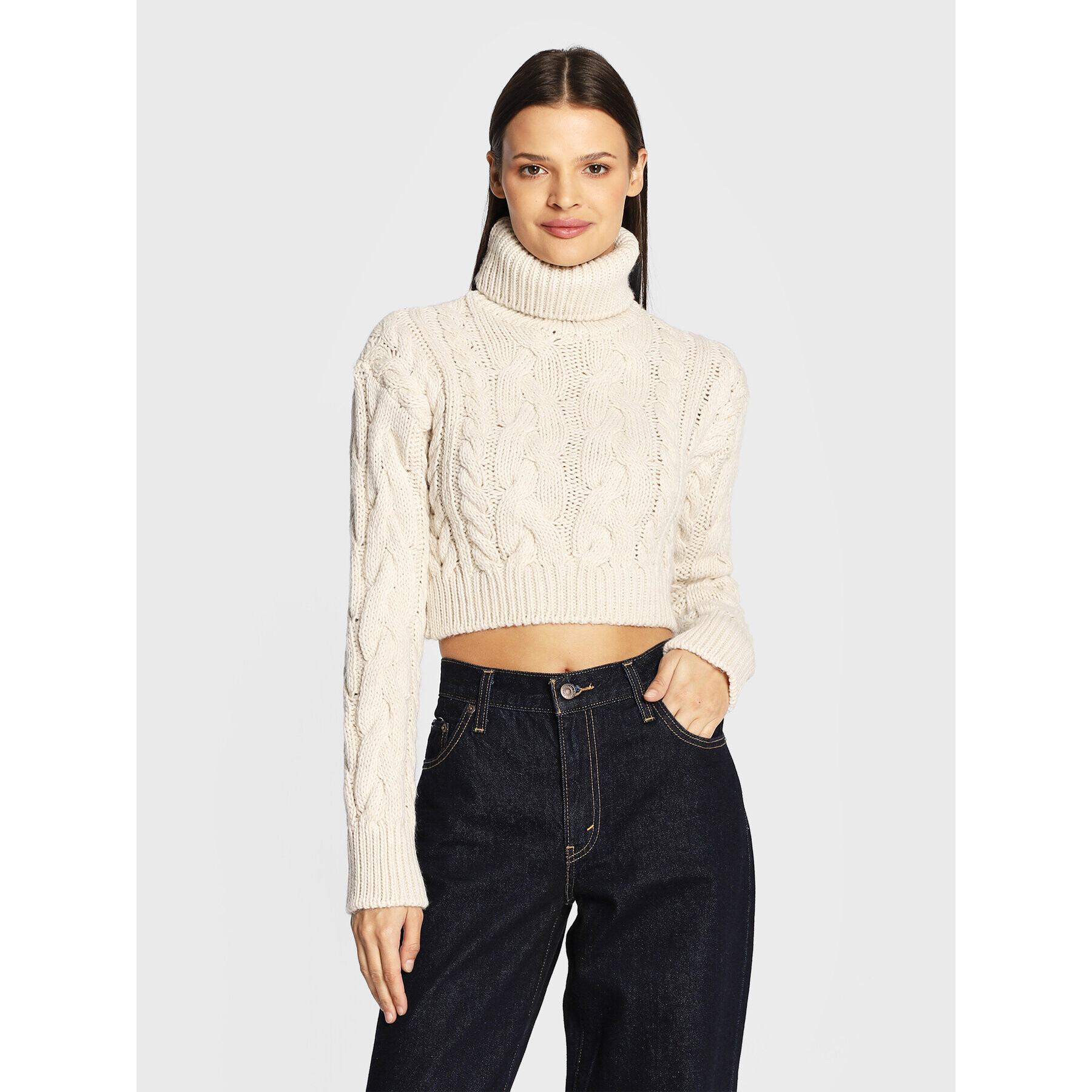 Edited Поло Xandra EDT6426001000001 Екрю Regular Fit - Pepit.bg