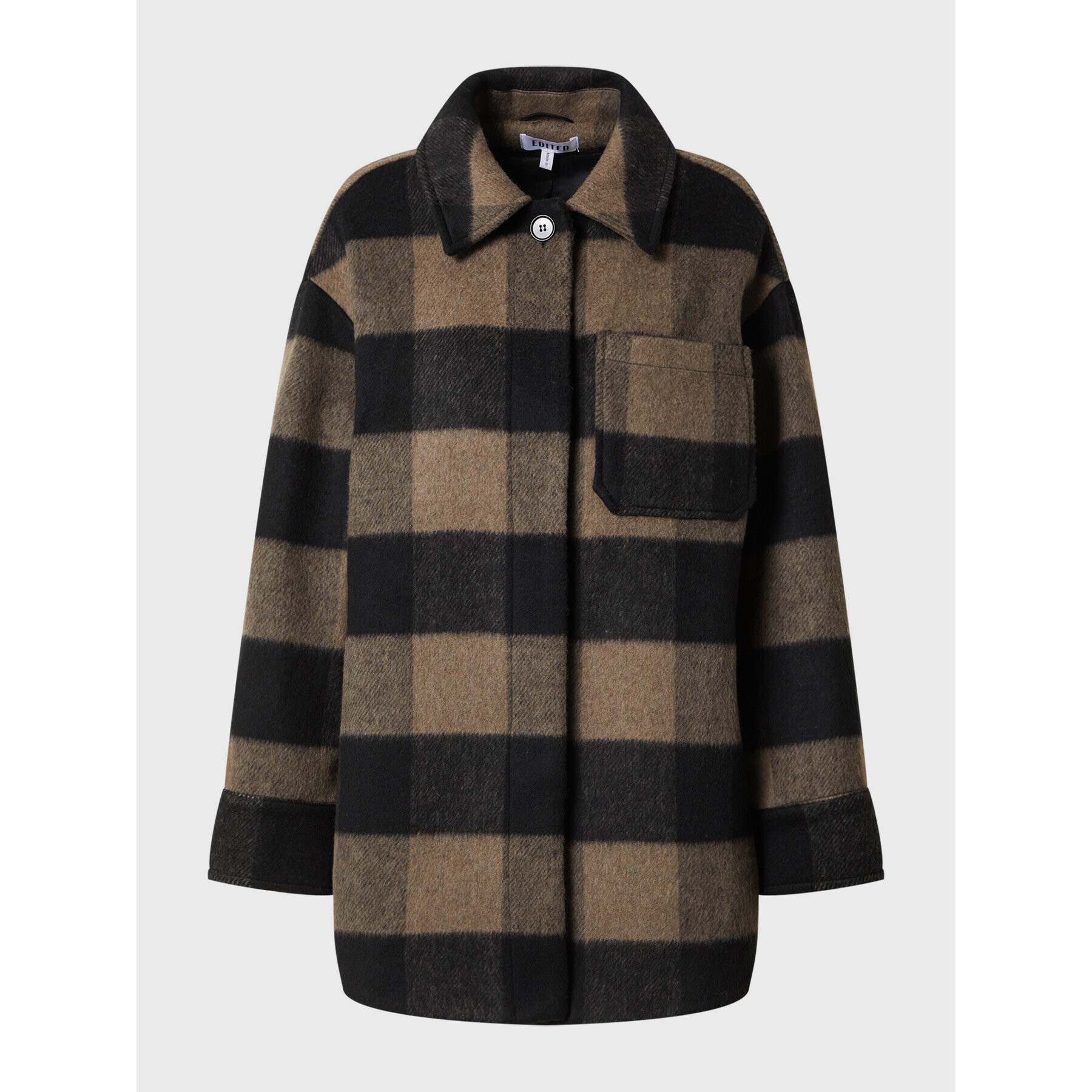 Edited Преходно яке Leinani EDT6117002000002 Кафяв Regular Fit - Pepit.bg