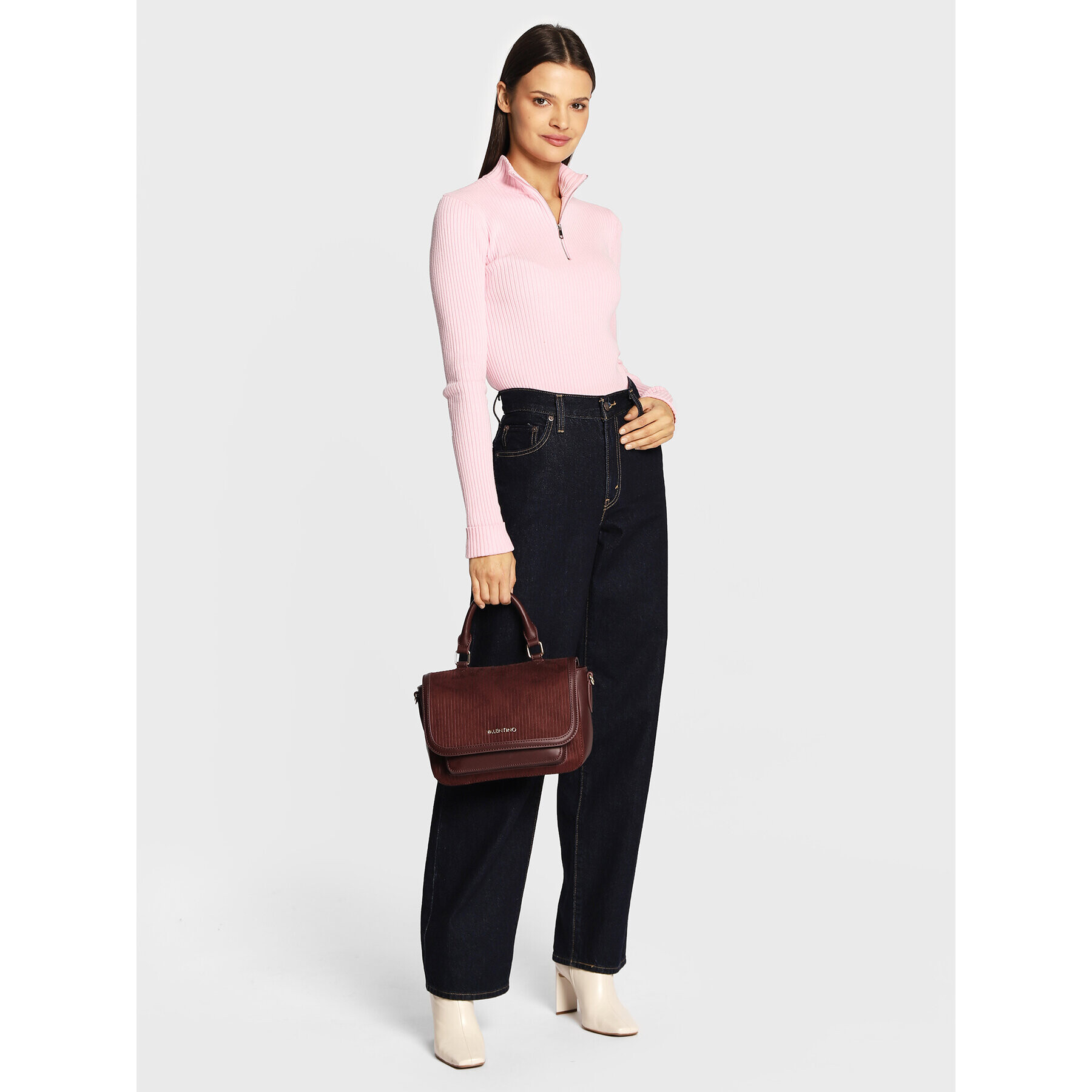 Edited Пуловер Alison EDT1546020000003 Розов Slim Fit - Pepit.bg