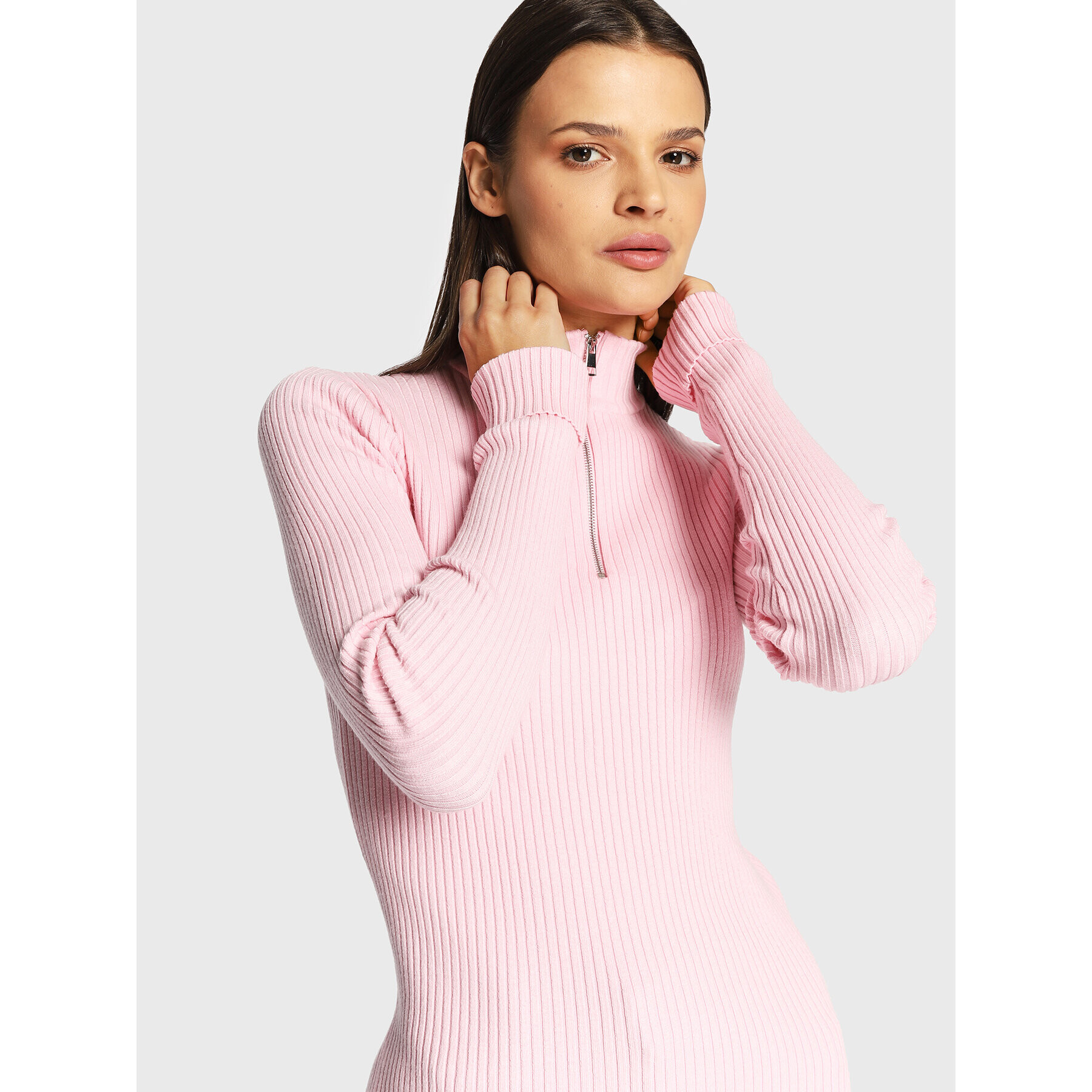 Edited Пуловер Alison EDT1546020000003 Розов Slim Fit - Pepit.bg