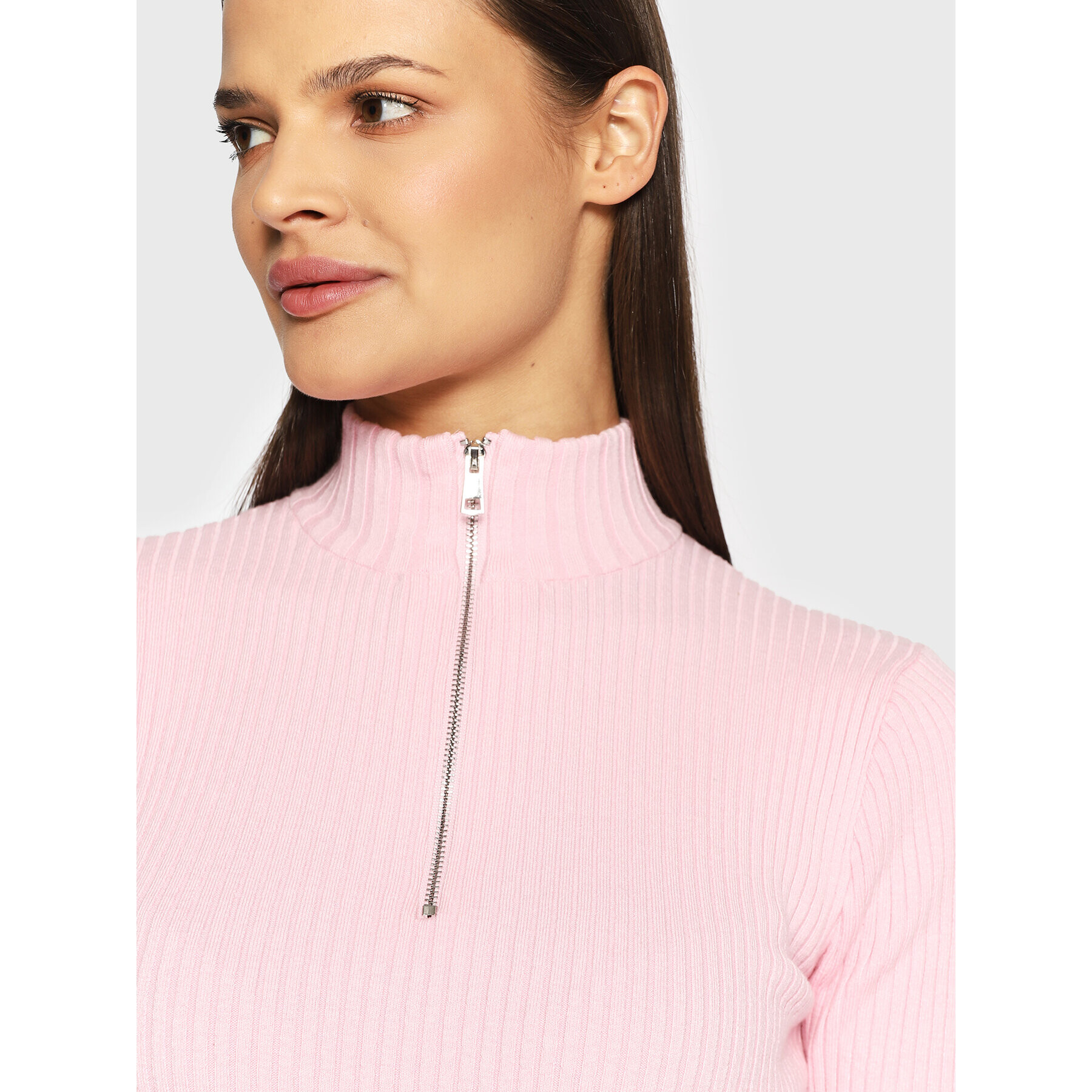 Edited Пуловер Alison EDT1546020000003 Розов Slim Fit - Pepit.bg
