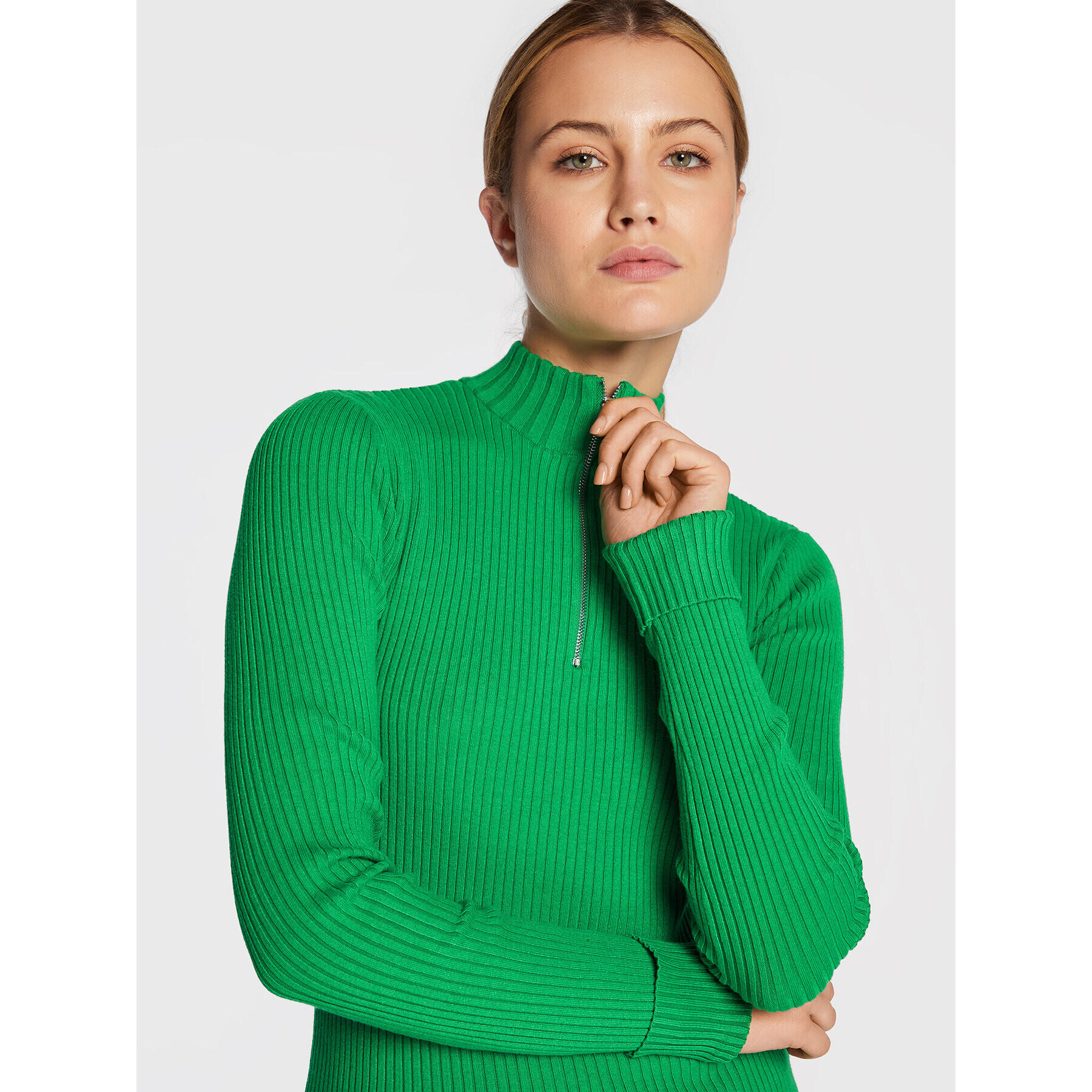 Edited Пуловер Alison EDT1546023000003 Зелен Regular Fit - Pepit.bg