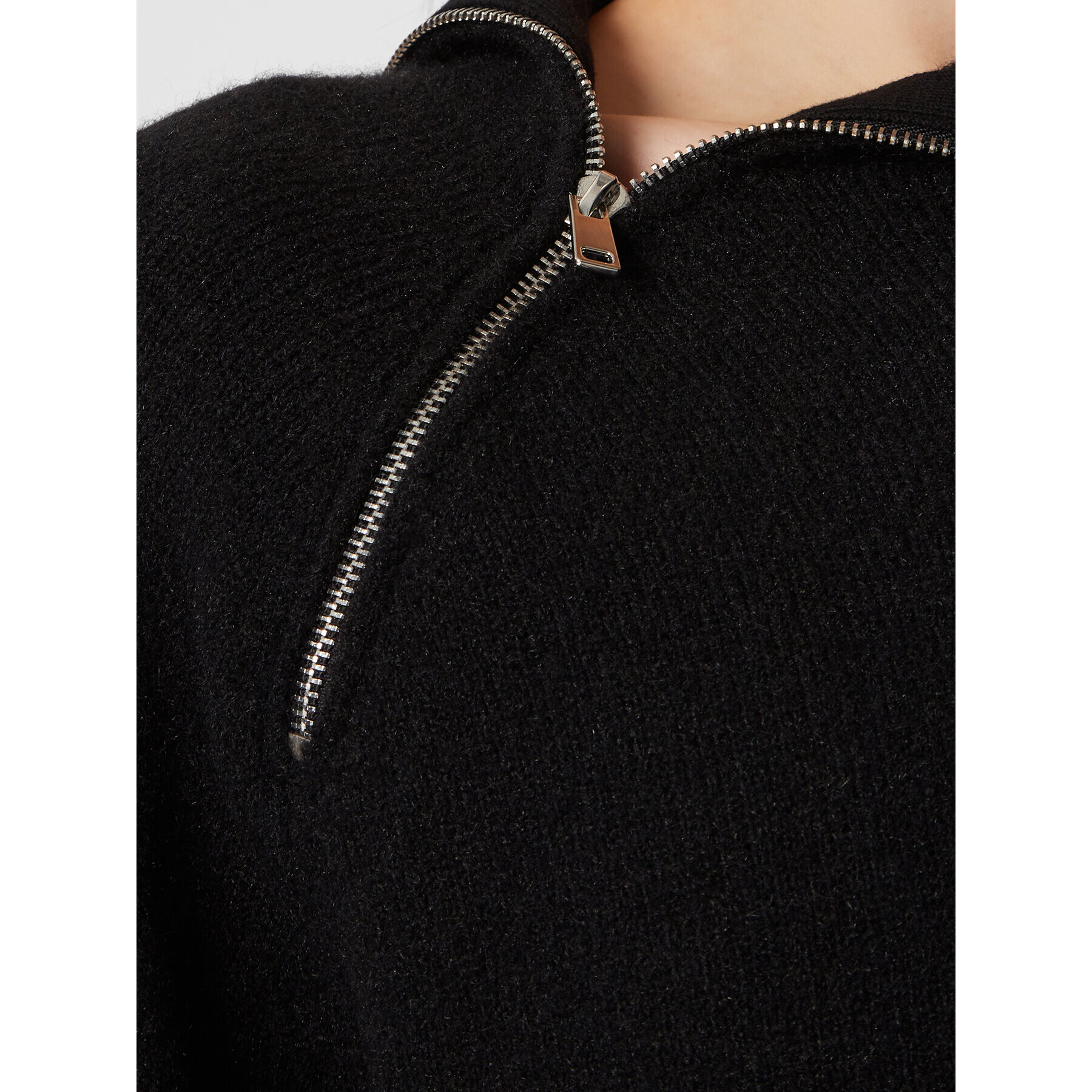 Edited Пуловер Xamira EDT6363001000002 Черен Relaxed Fit - Pepit.bg