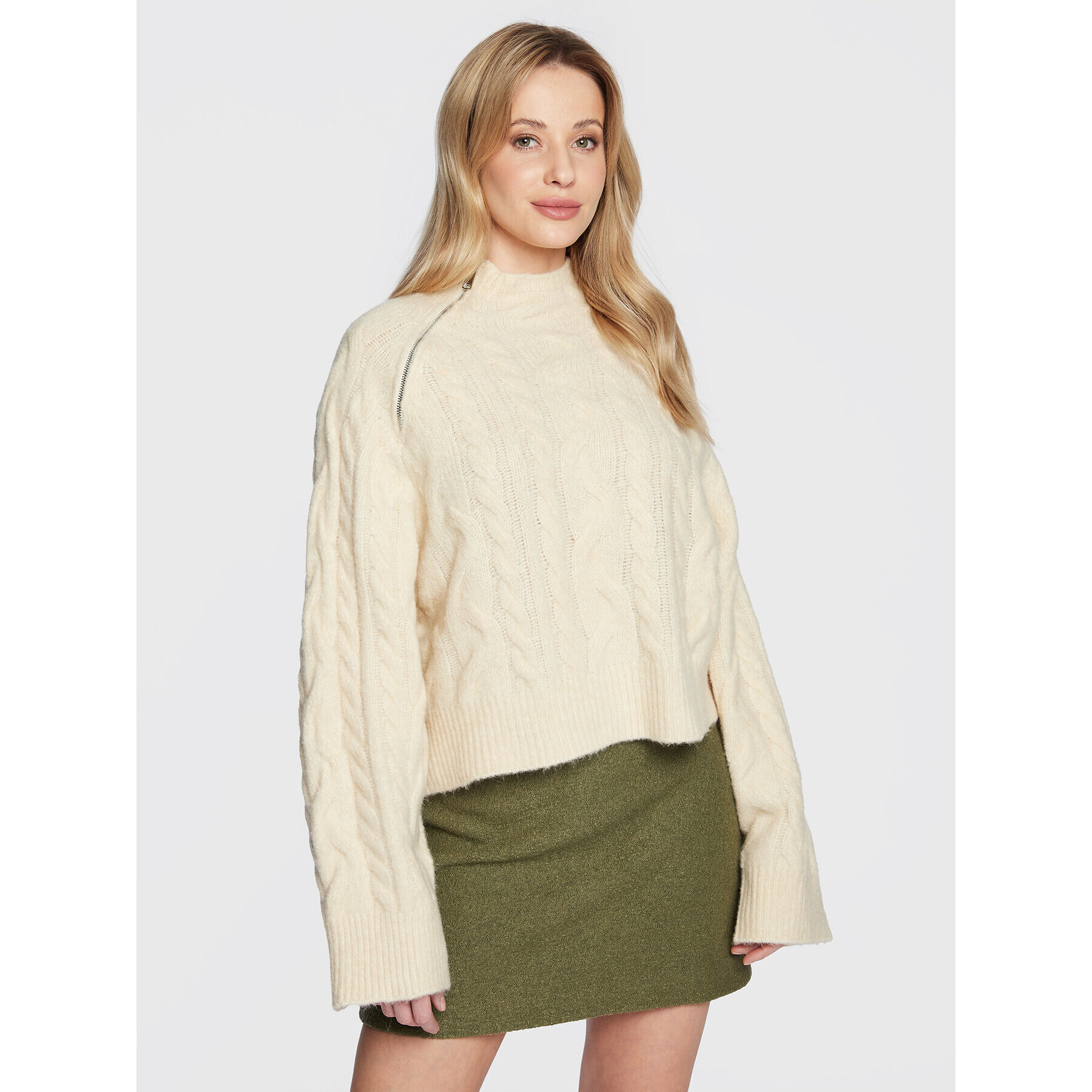 Edited Пуловер Xamira EDT6611001000002 Бежов Regular Fit - Pepit.bg