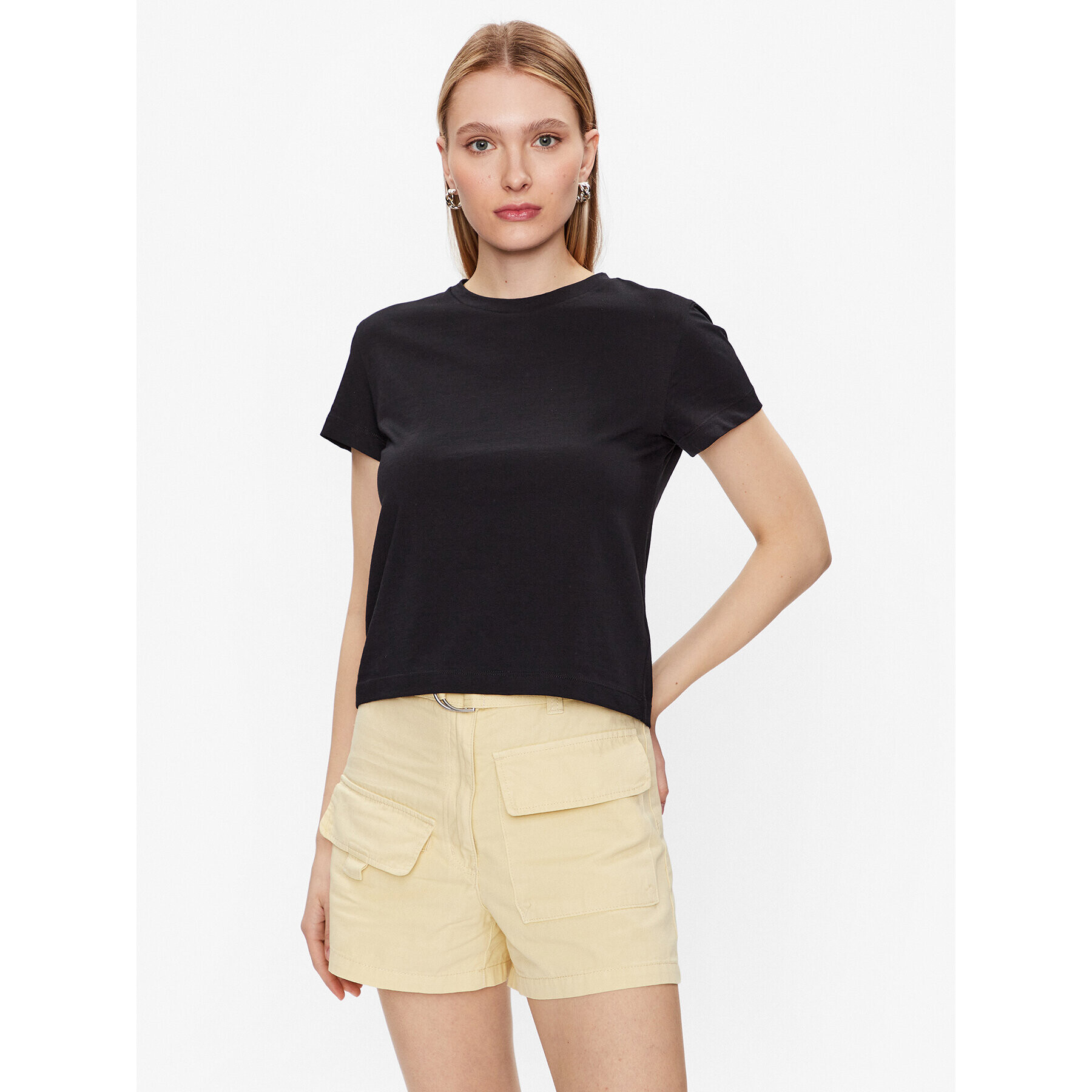 Edited Тишърт EDT5664005 Черен Casual Fit - Pepit.bg
