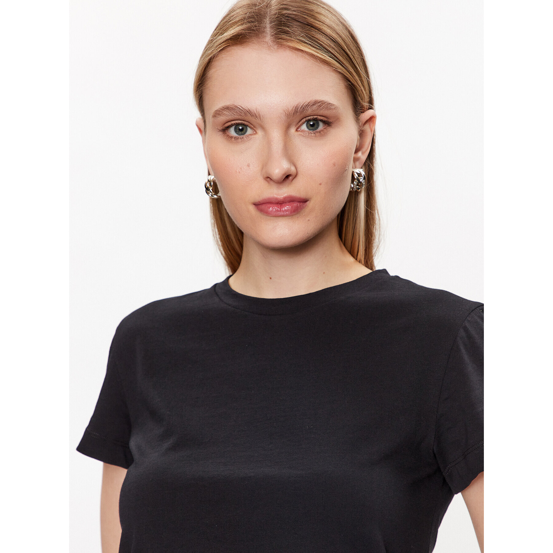 Edited Тишърт EDT5664005 Черен Casual Fit - Pepit.bg