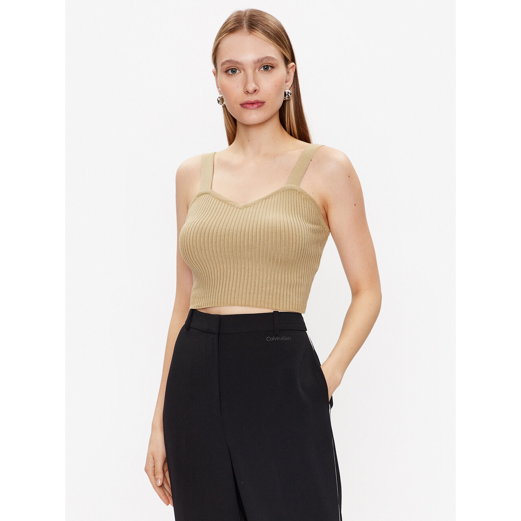 Edited топ EDT3913005 Бежов Fitted Fit - Pepit.bg