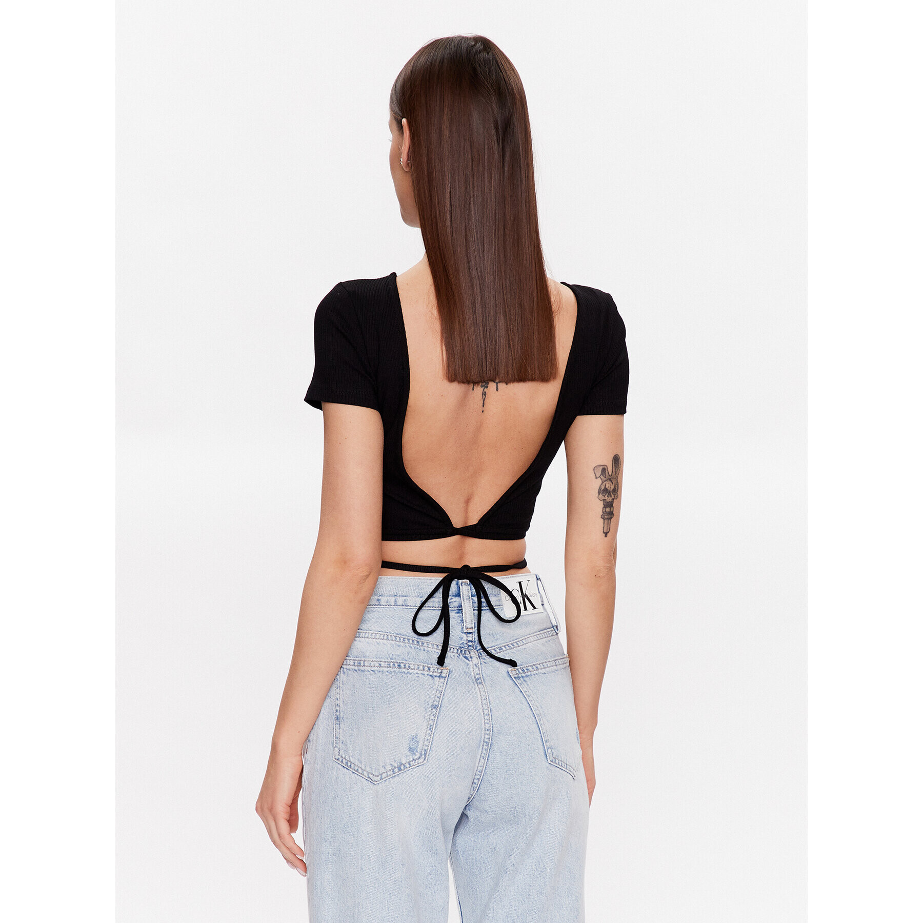 Edited топ EDT4241002 Черен Fitted Fit - Pepit.bg