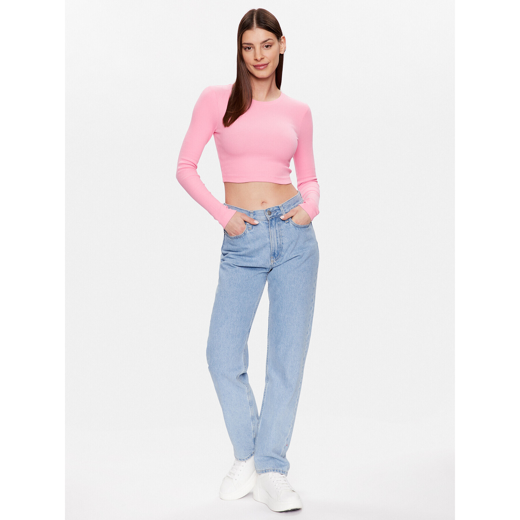 Edited топ EDT5954007 Розов Fitted Fit - Pepit.bg