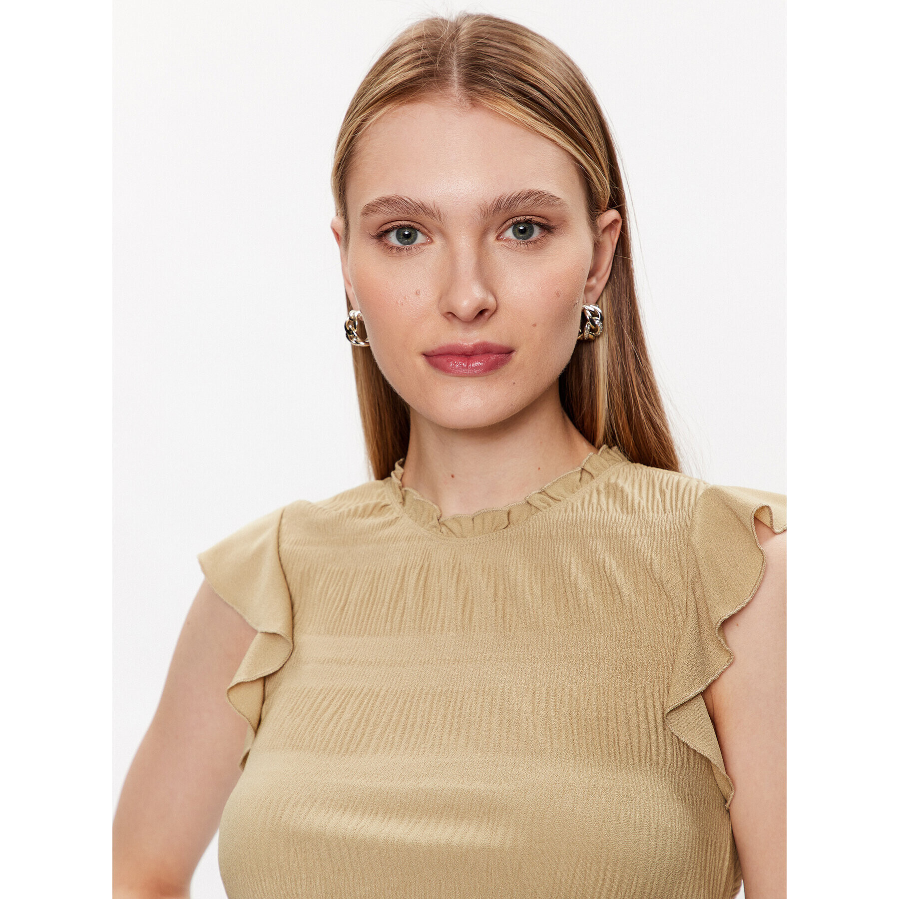 Edited топ EDT6951001 Бежов Fitted Fit - Pepit.bg