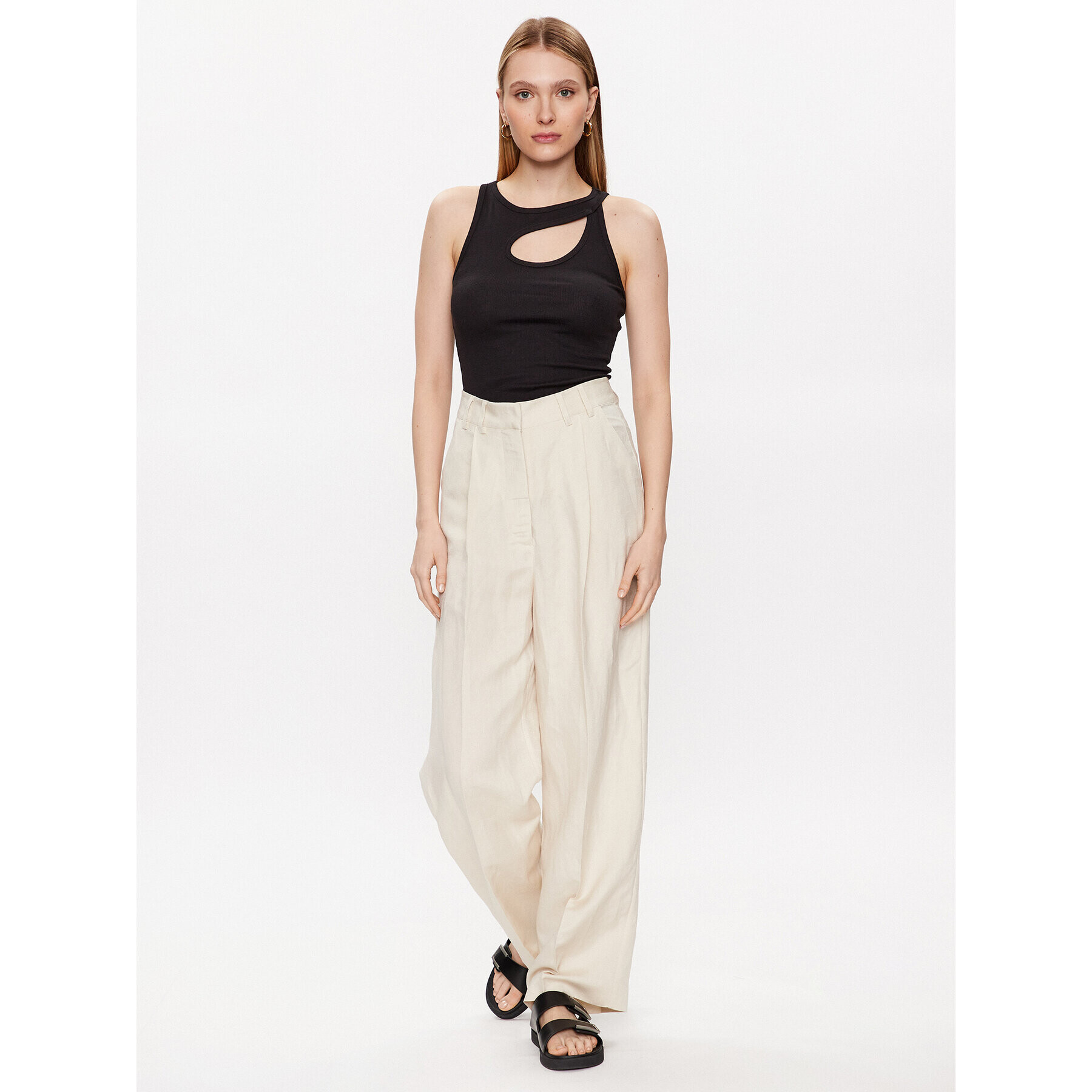 Edited топ EDT6976001 Черен Fitted Fit - Pepit.bg