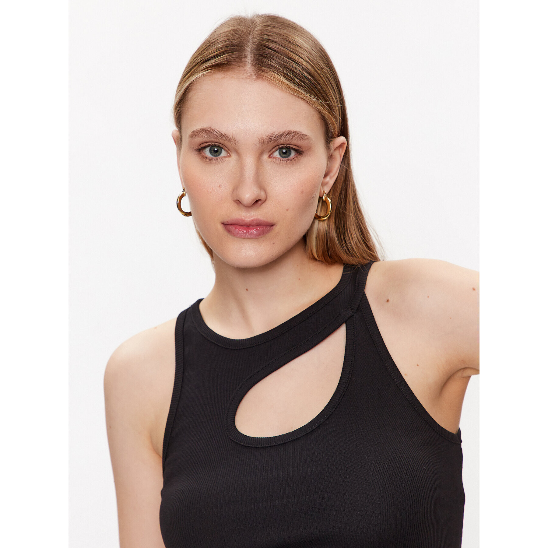 Edited топ EDT6976001 Черен Fitted Fit - Pepit.bg