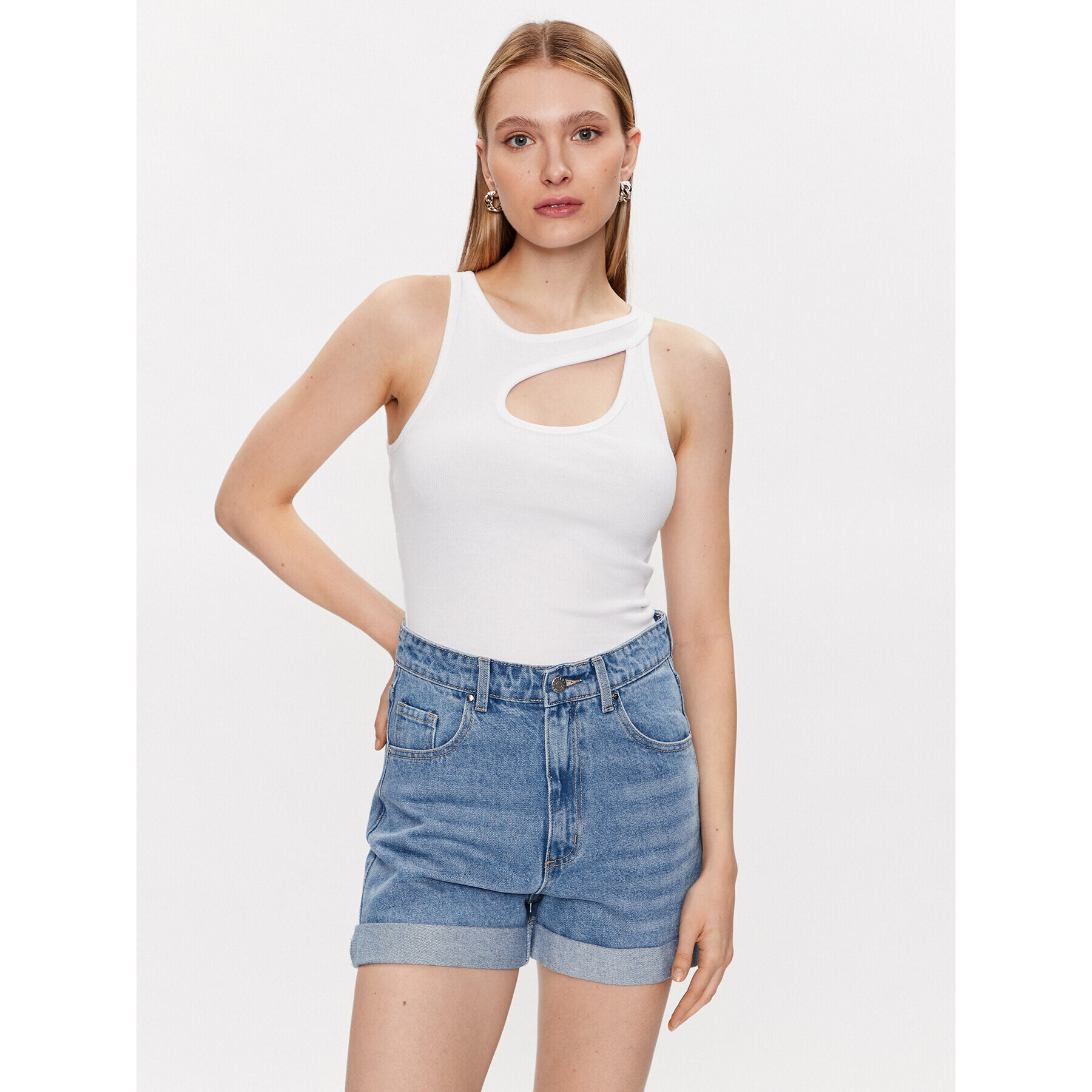 Edited топ EDT6976002 Екрю Fitted Fit - Pepit.bg