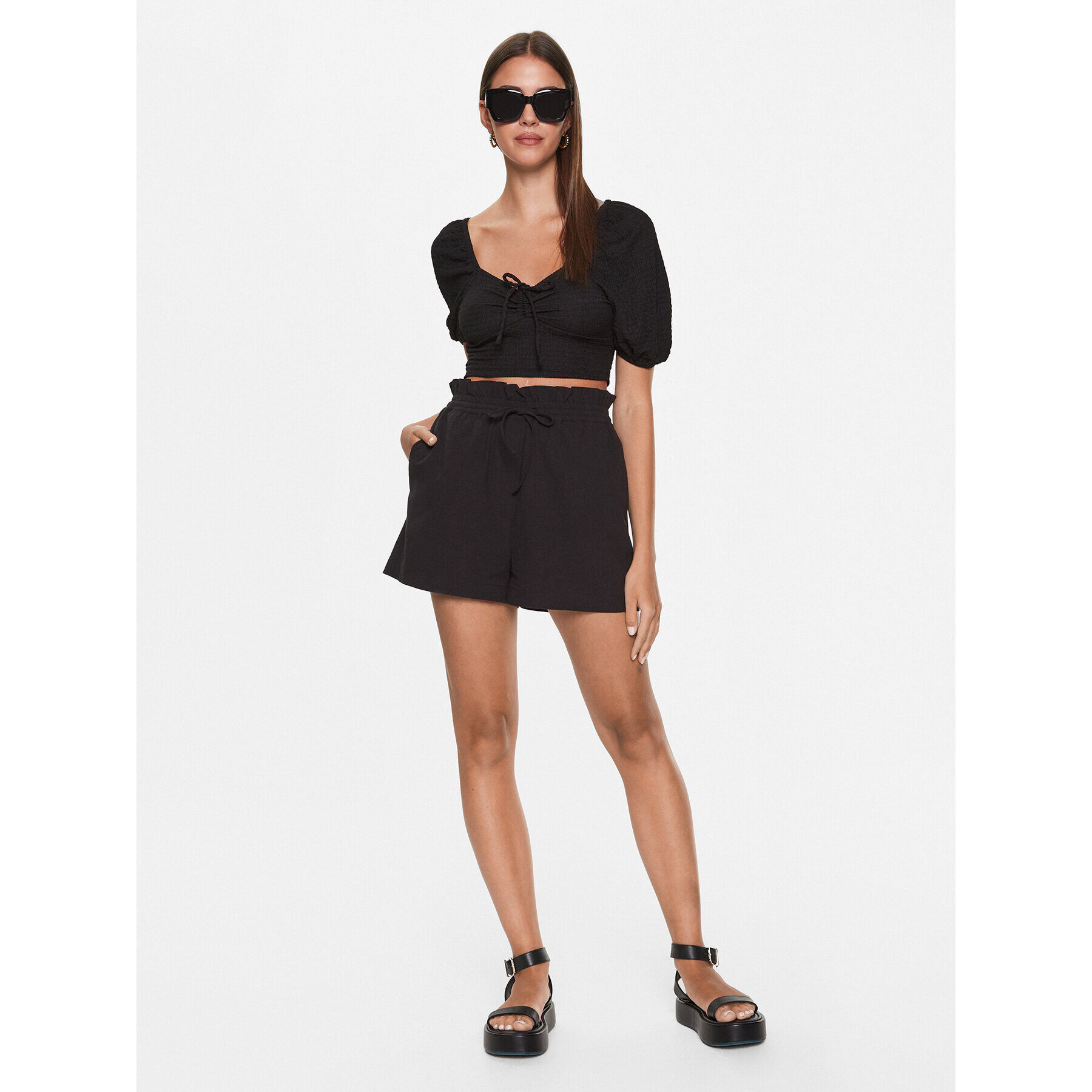 Edited топ EDT6980001 Черен Casual Fit - Pepit.bg