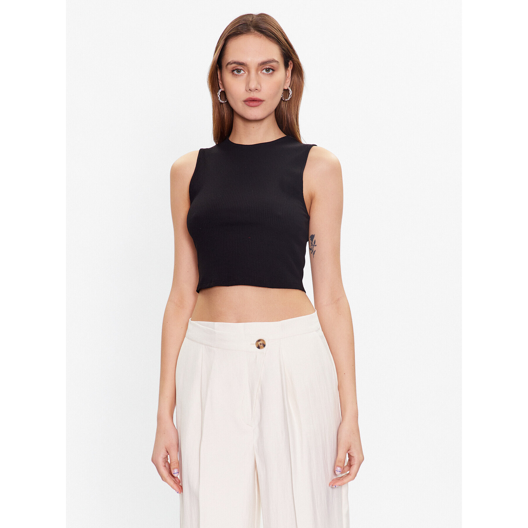 Edited топ EDT6984001 Черен Fitted Fit - Pepit.bg