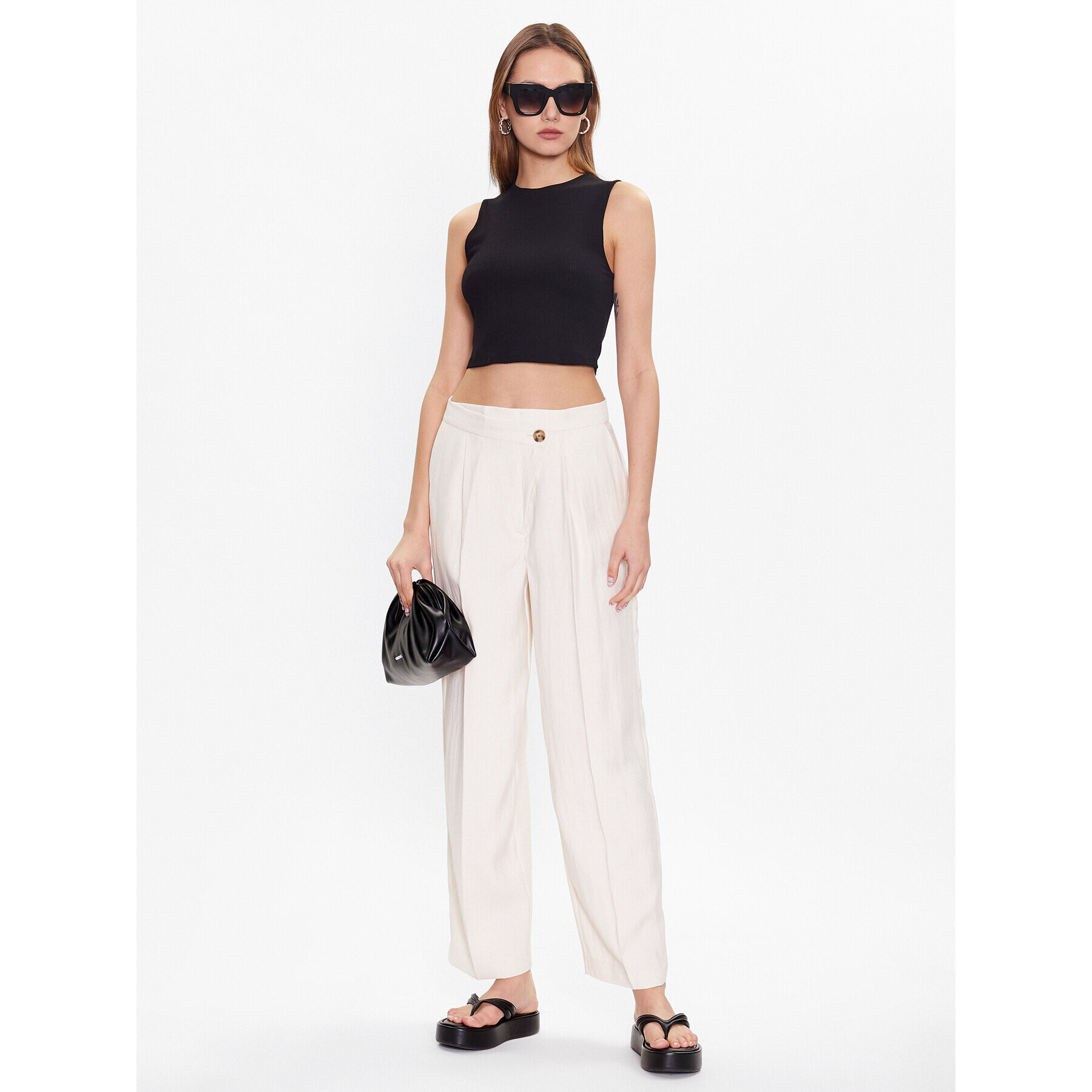 Edited топ EDT6984001 Черен Fitted Fit - Pepit.bg