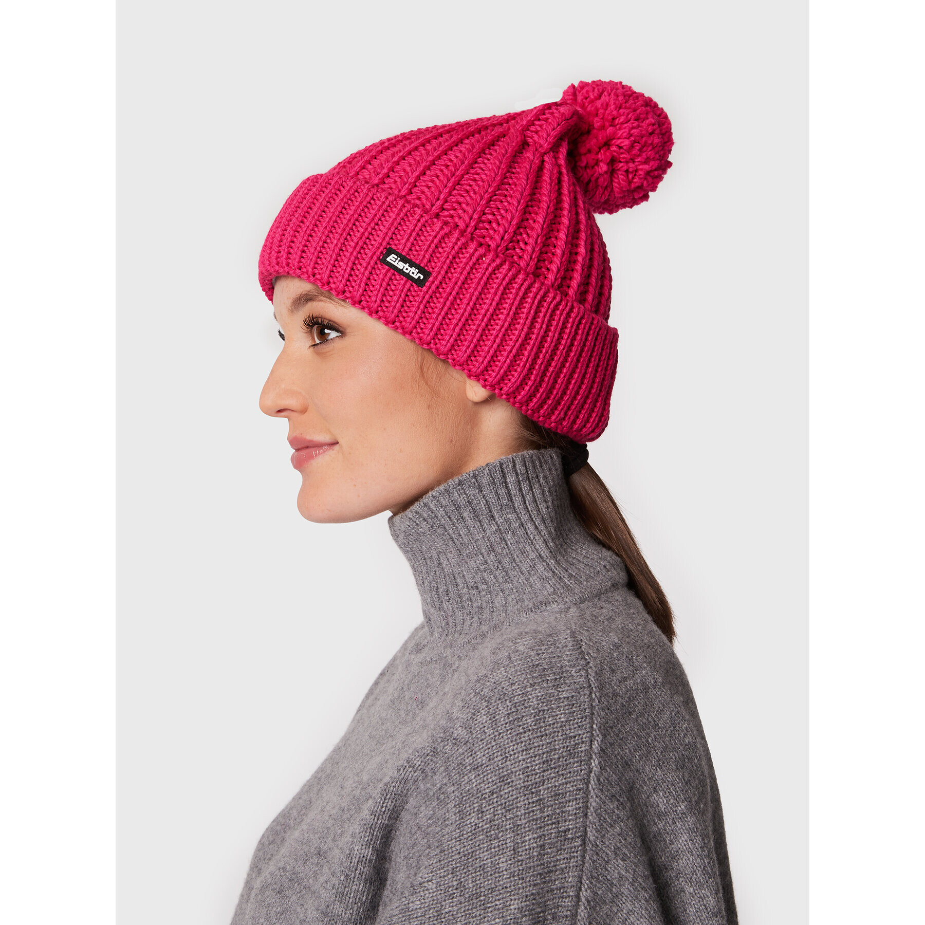 Eisbär Шапка Ilex Os Pompon 30756 Розов - Pepit.bg