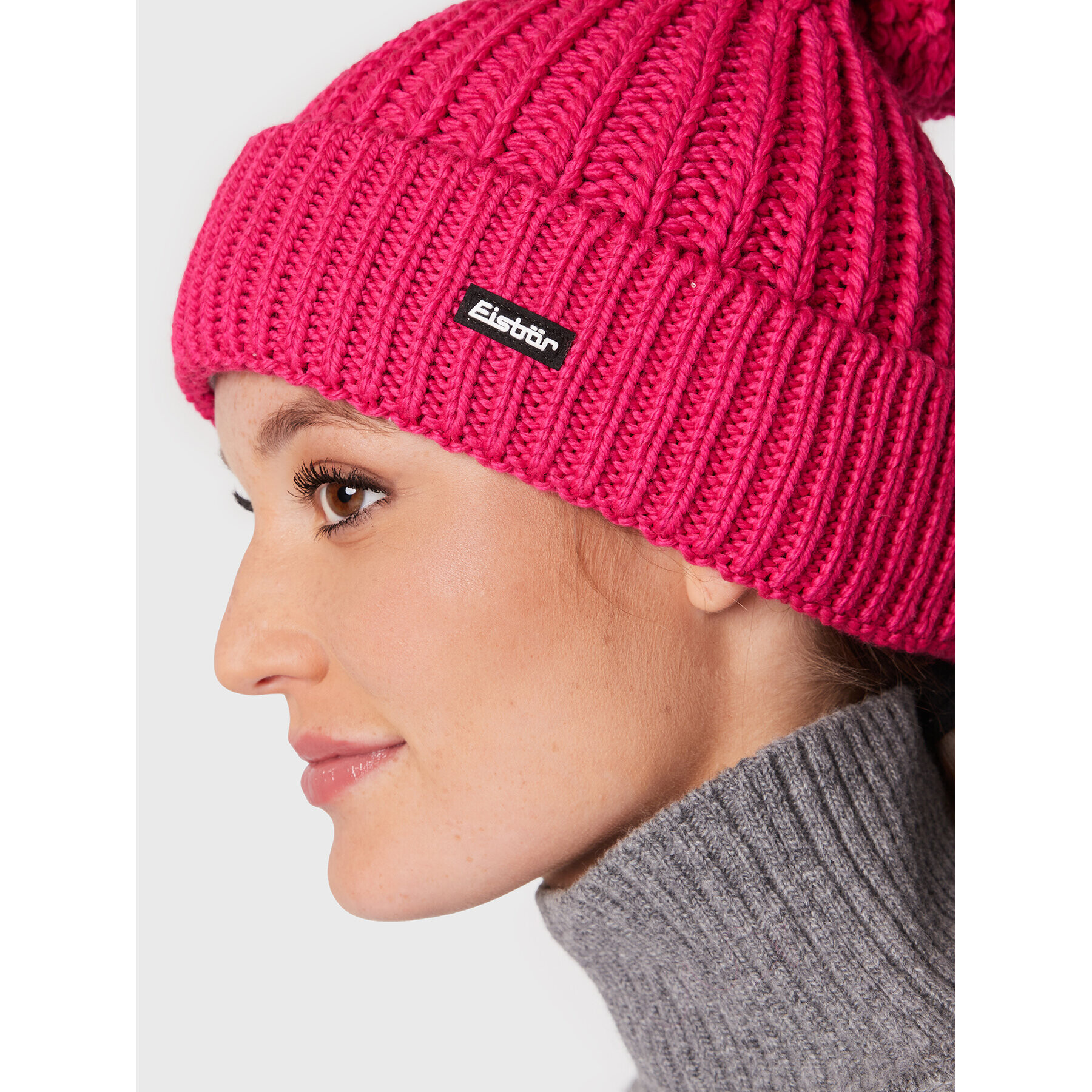 Eisbär Шапка Ilex Os Pompon 30756 Розов - Pepit.bg