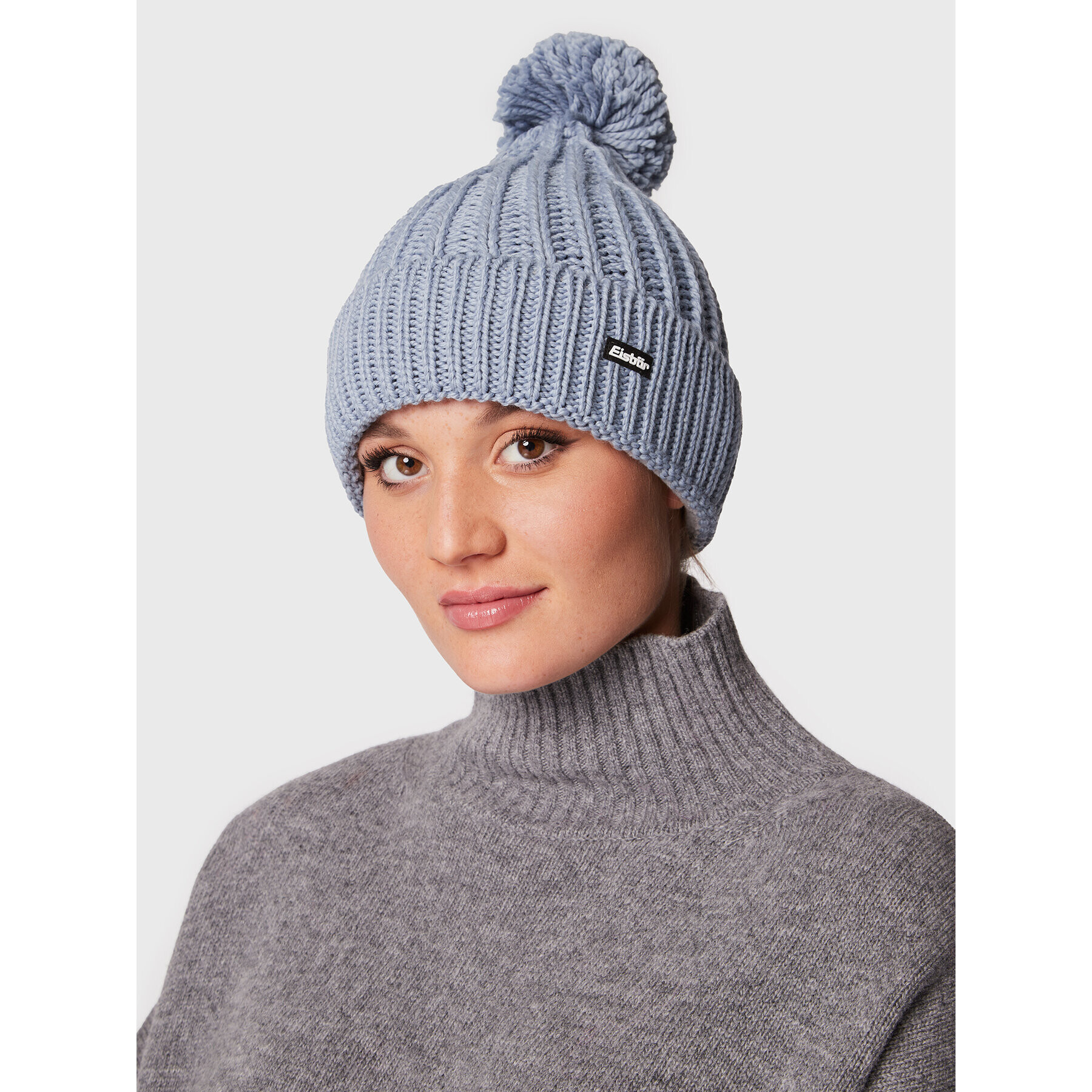 Eisbär Шапка Ilex Os Pompon 30756 Син - Pepit.bg