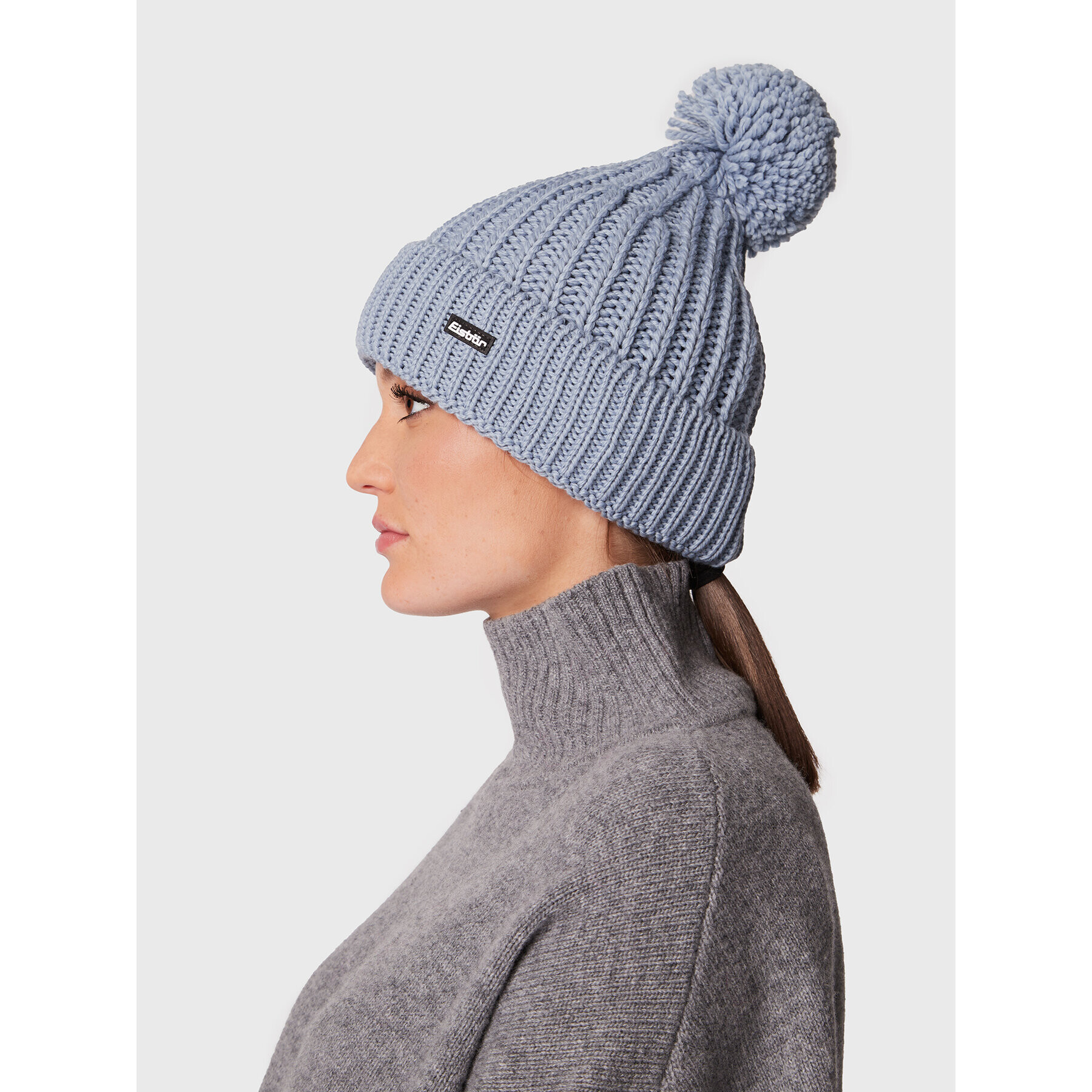 Eisbär Шапка Ilex Os Pompon 30756 Син - Pepit.bg