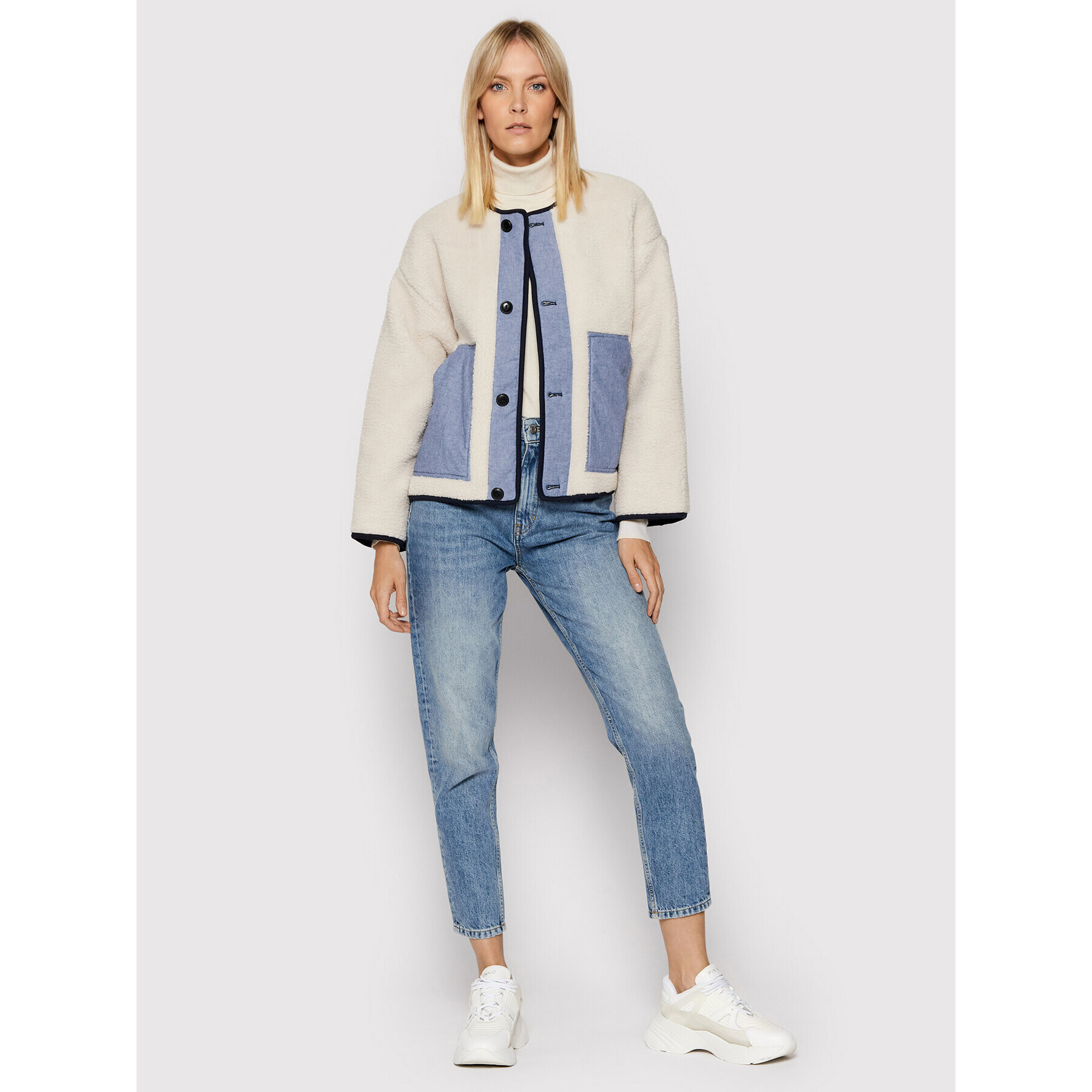 Element Преходно яке Augusta Z3WAA5 Бежов Relaxed Fit - Pepit.bg