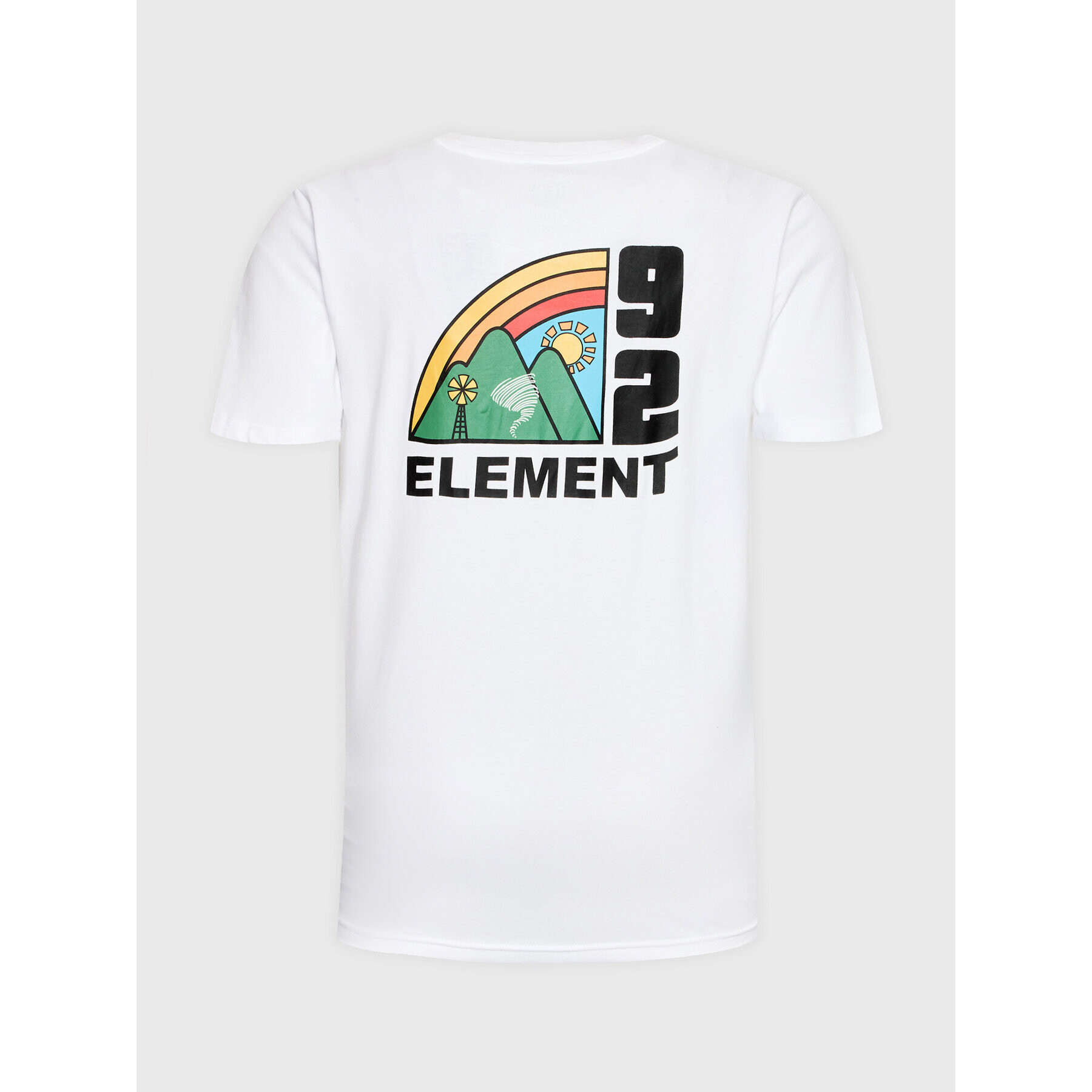 Element Тишърт Farm ELYZT00159 Бял Regular Fit - Pepit.bg