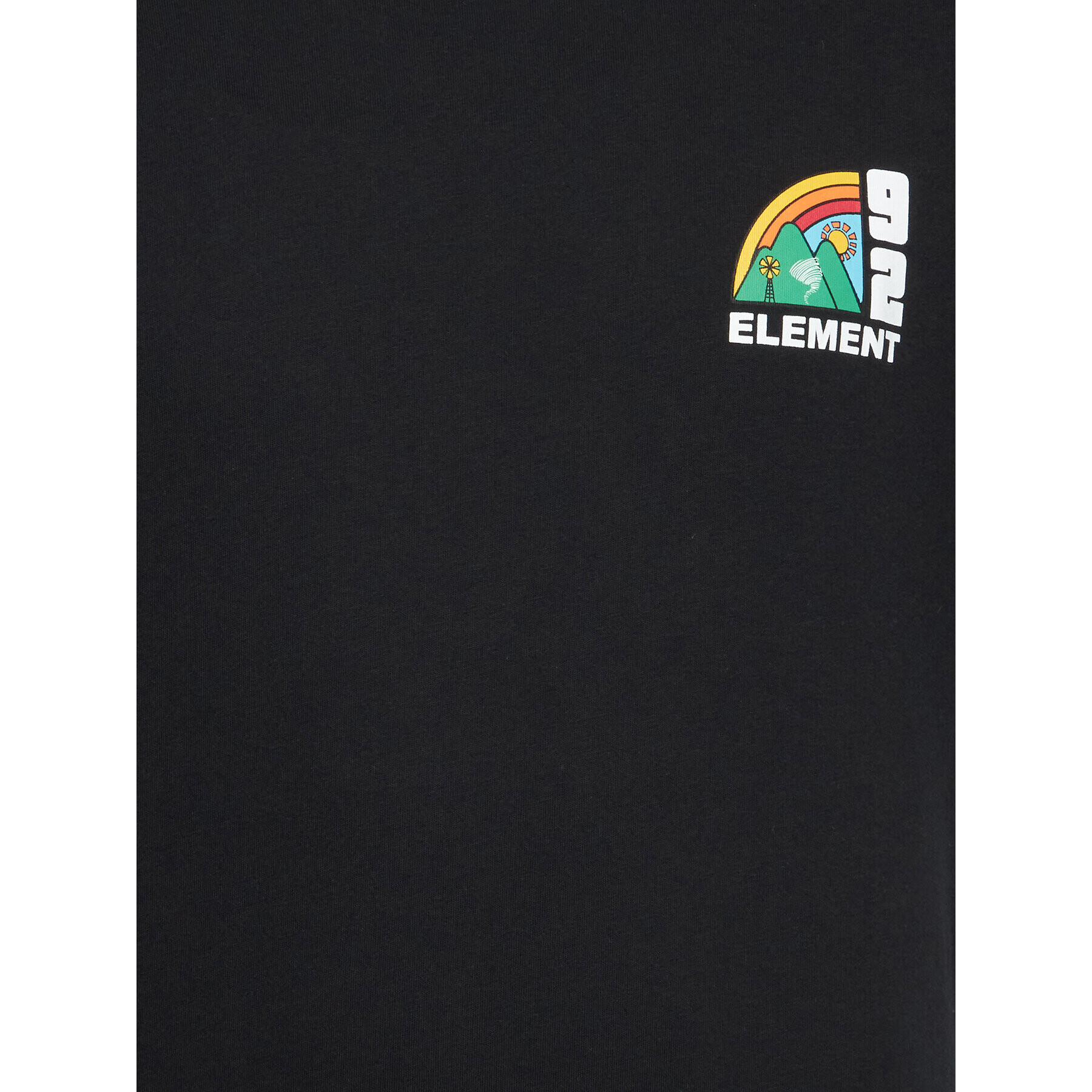 Element Тишърт Farm ELYZT00159 Черен Regular Fit - Pepit.bg