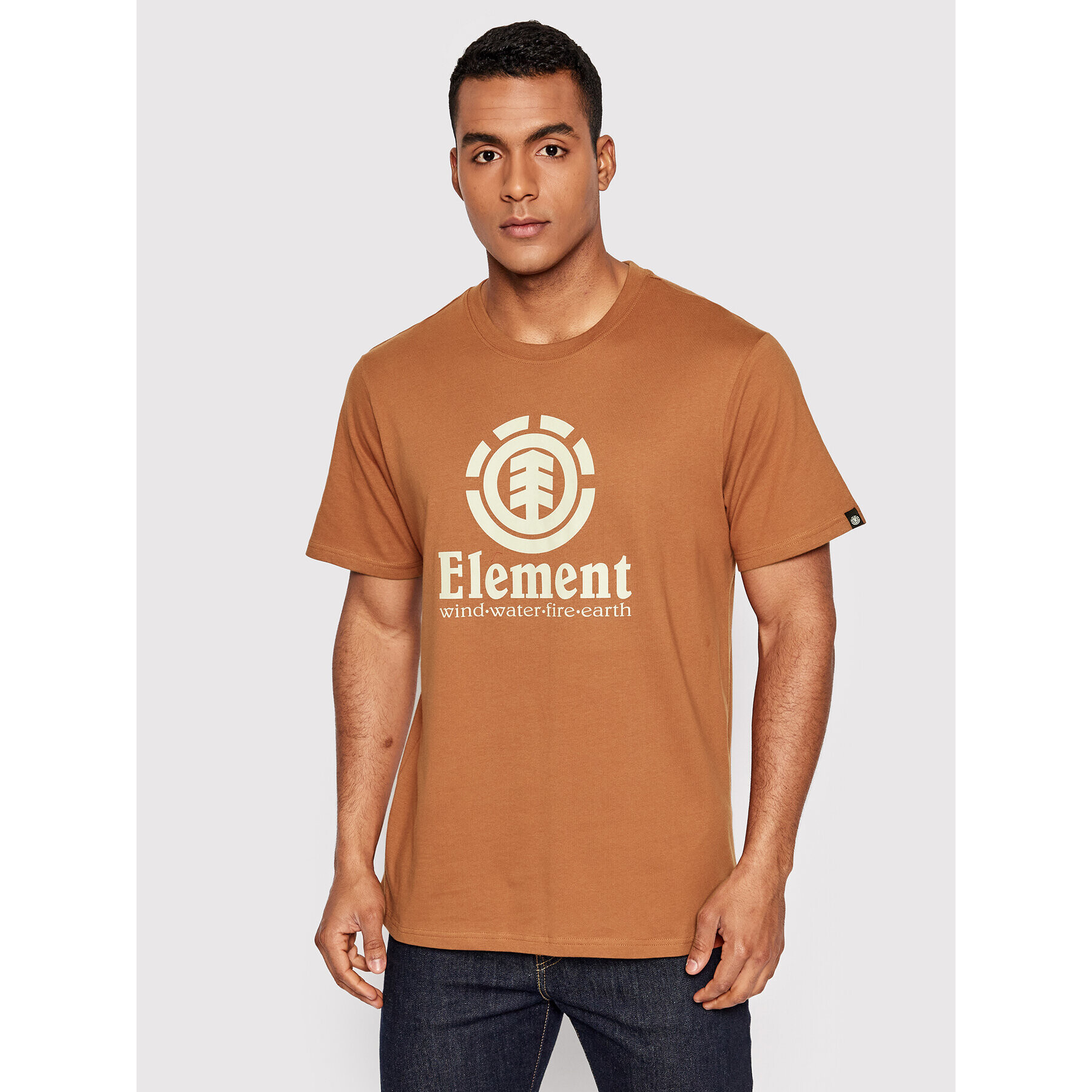 Element Тишърт Vertical Z1SSI4 Оранжев Regular Fit - Pepit.bg